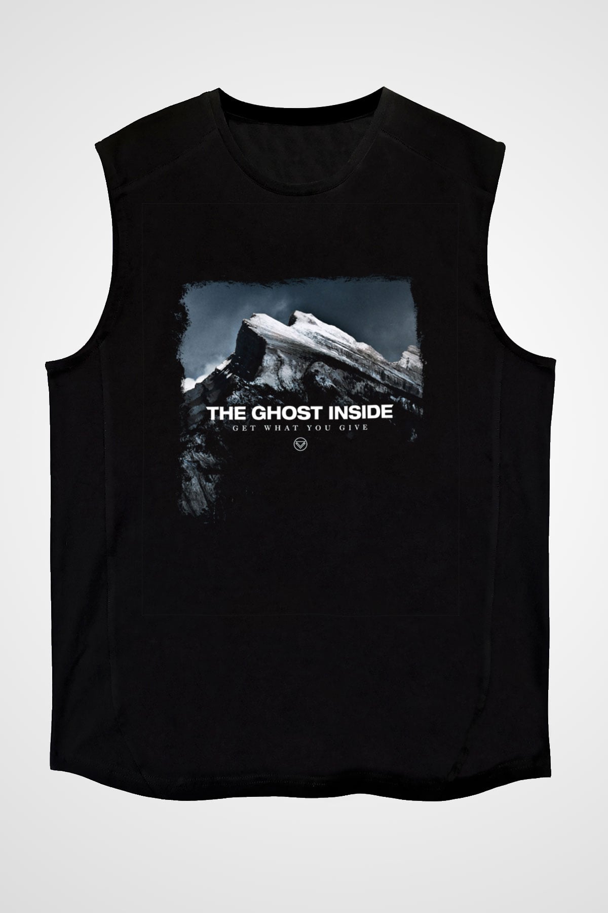 Ghost Inside Baskılı Unisex Siyah Kolsuz Tişört