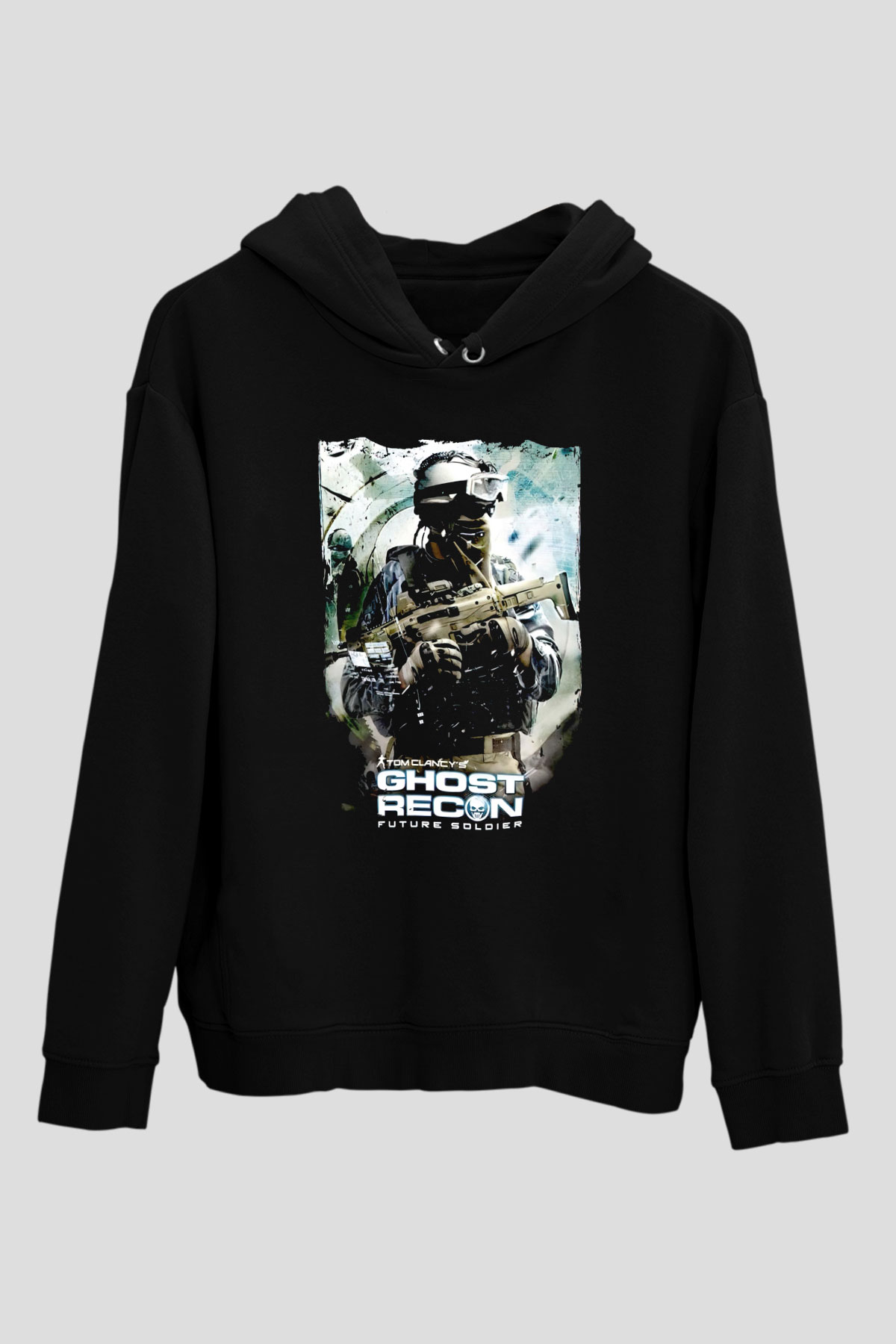 Ghost Recon Siyah Unisex Hoodie