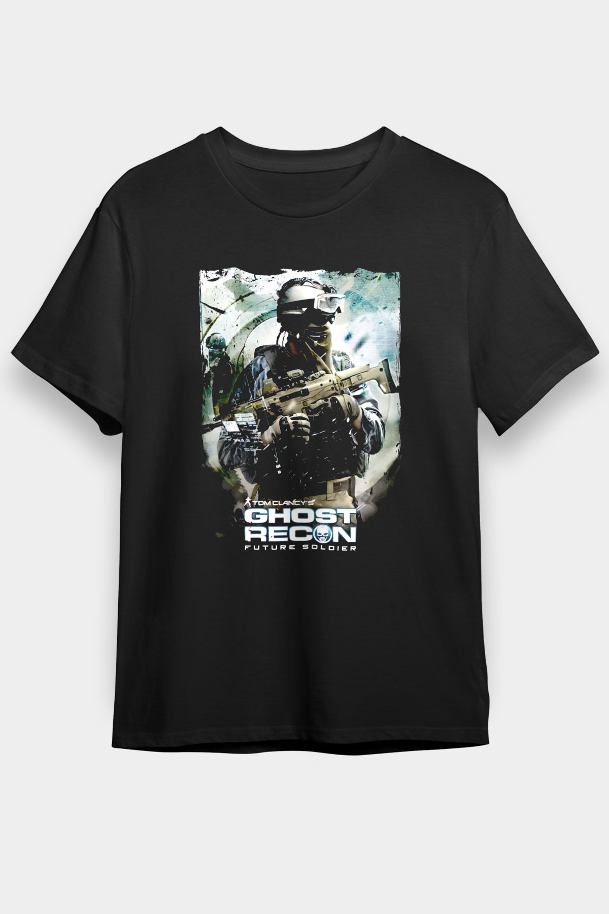 Ghost Recon Siyah Unisex Graphic Tee - STREETWEAR