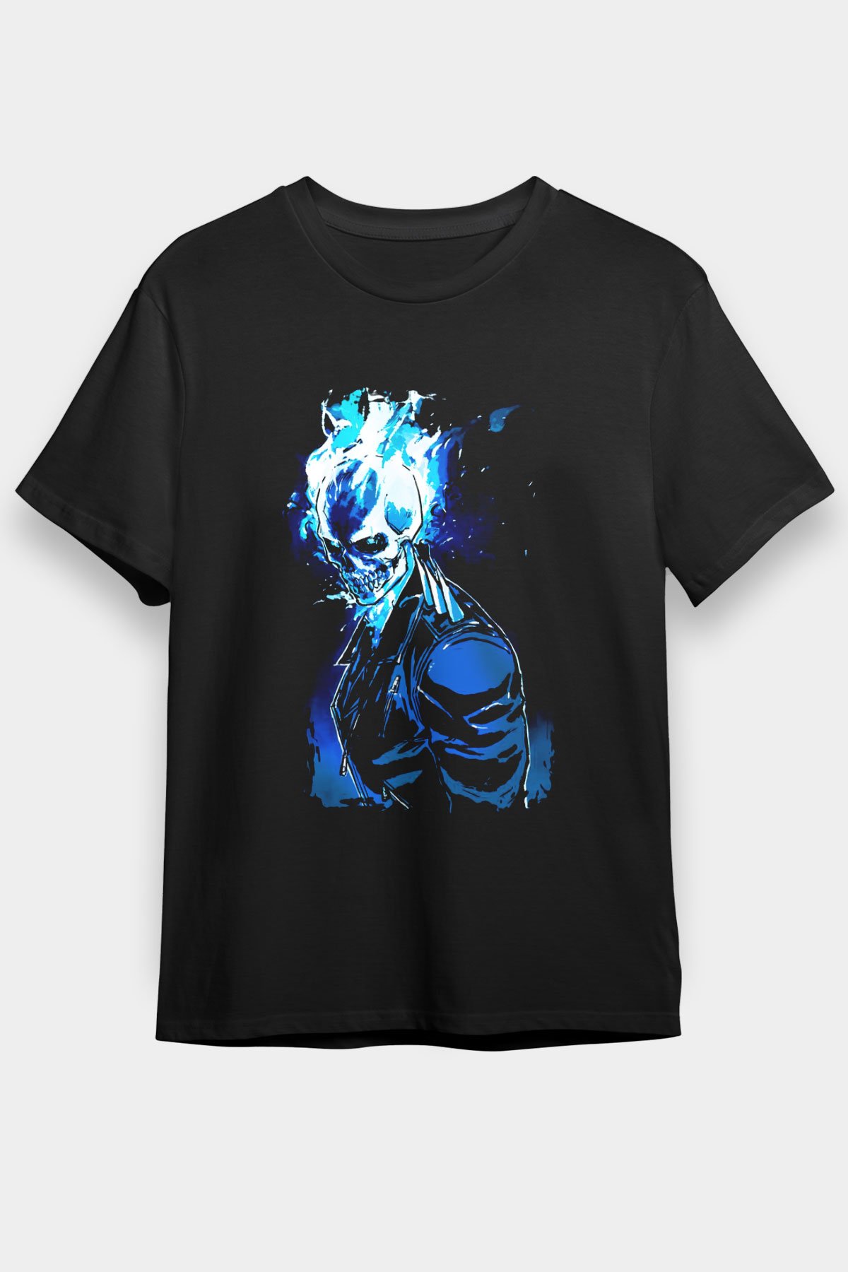 Ghost Rider Siyah Unisex Graphic Tee - STREETWEAR