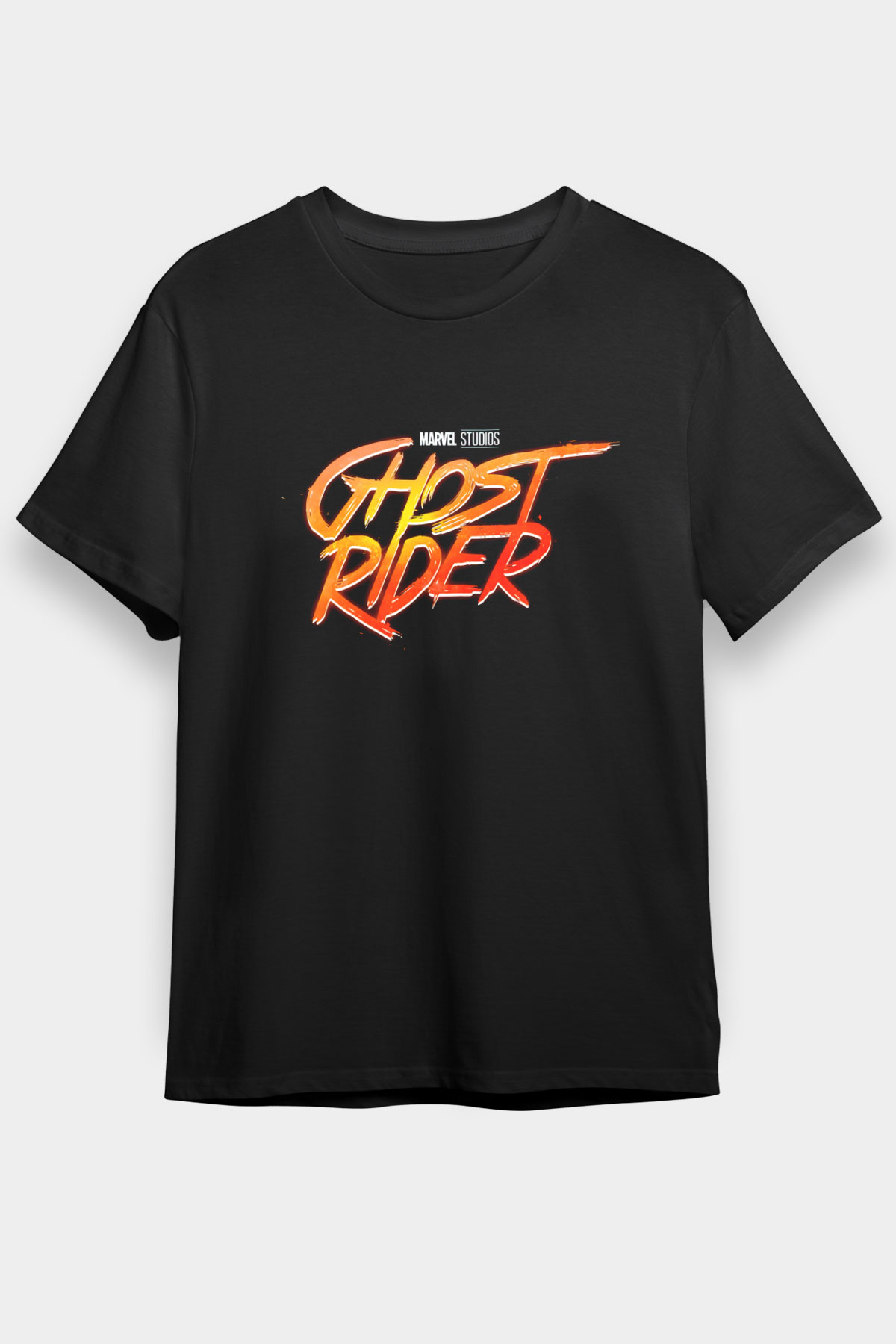 Ghost Rider Siyah Unisex Graphic Tee - STREETWEAR