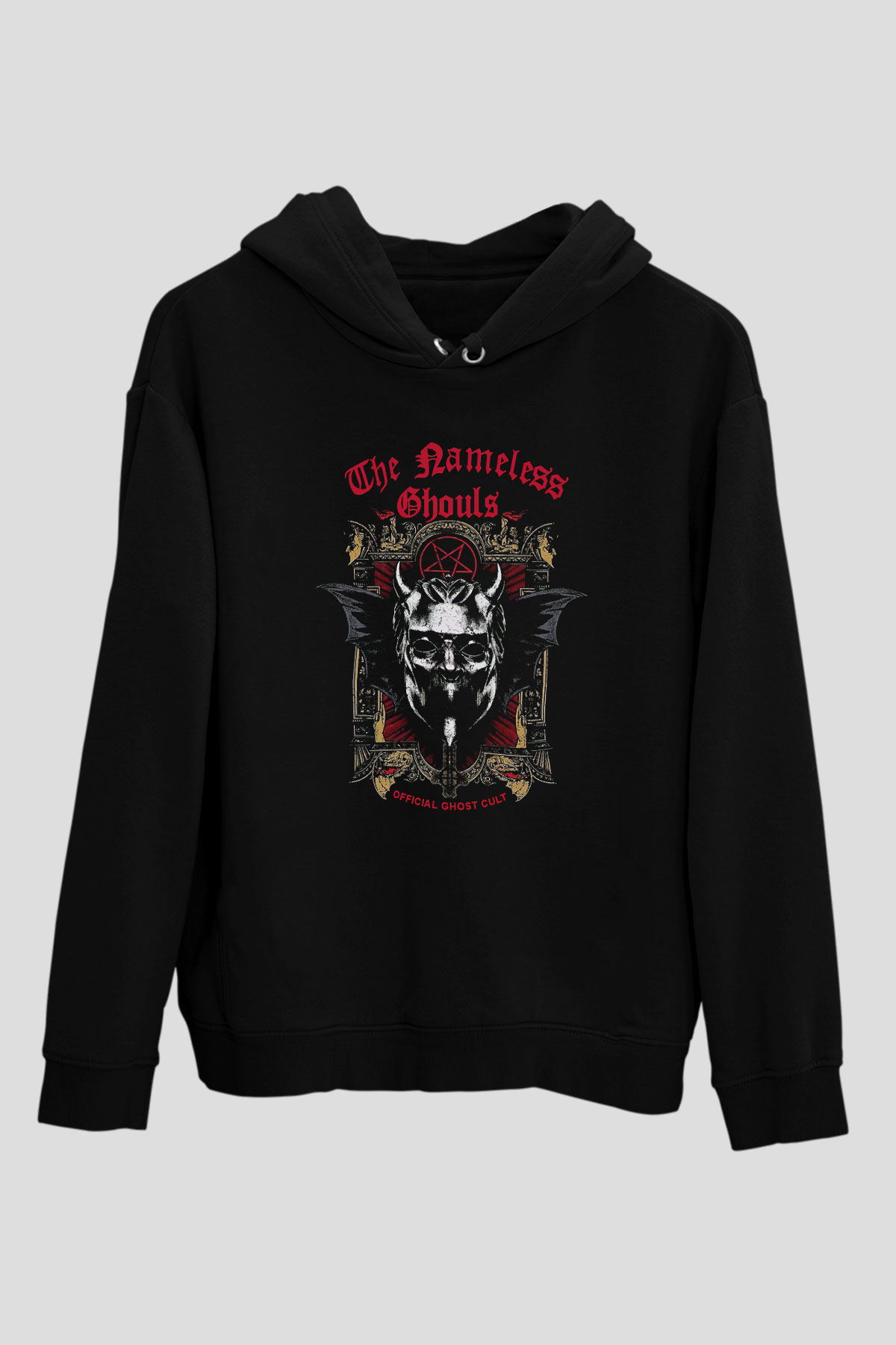 Ghost Siyah Unisex Hoodie