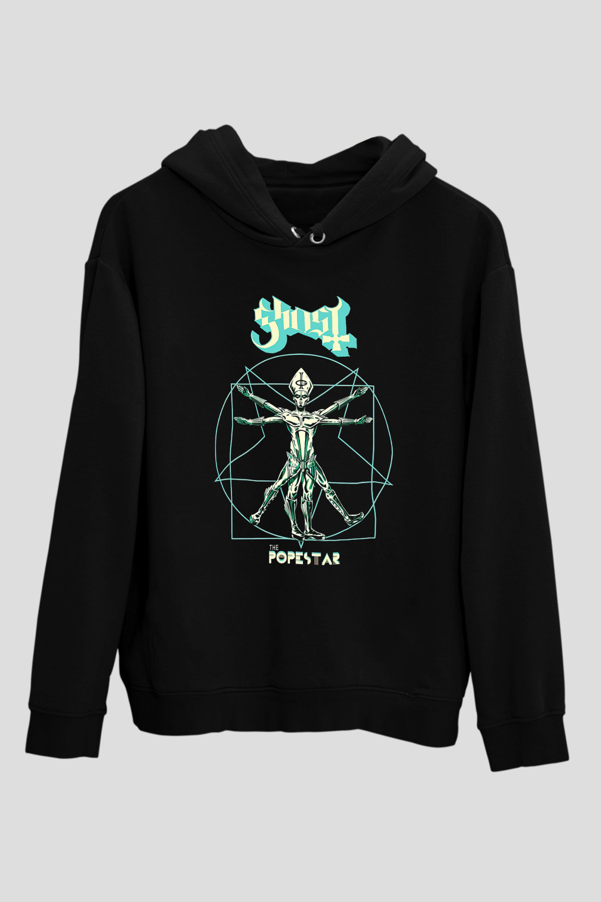 Ghost Siyah Unisex Hoodie