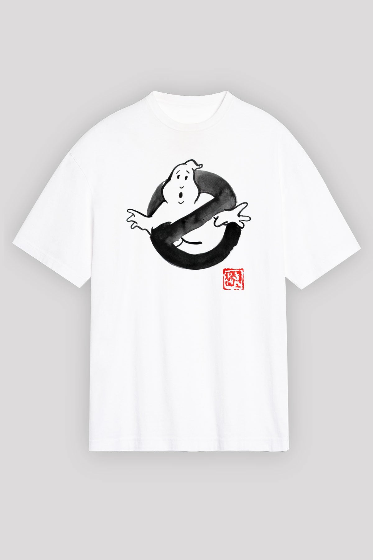 Ghostbusters Hayalet Avcıları Beyaz Unisex Tişört T-Shirt