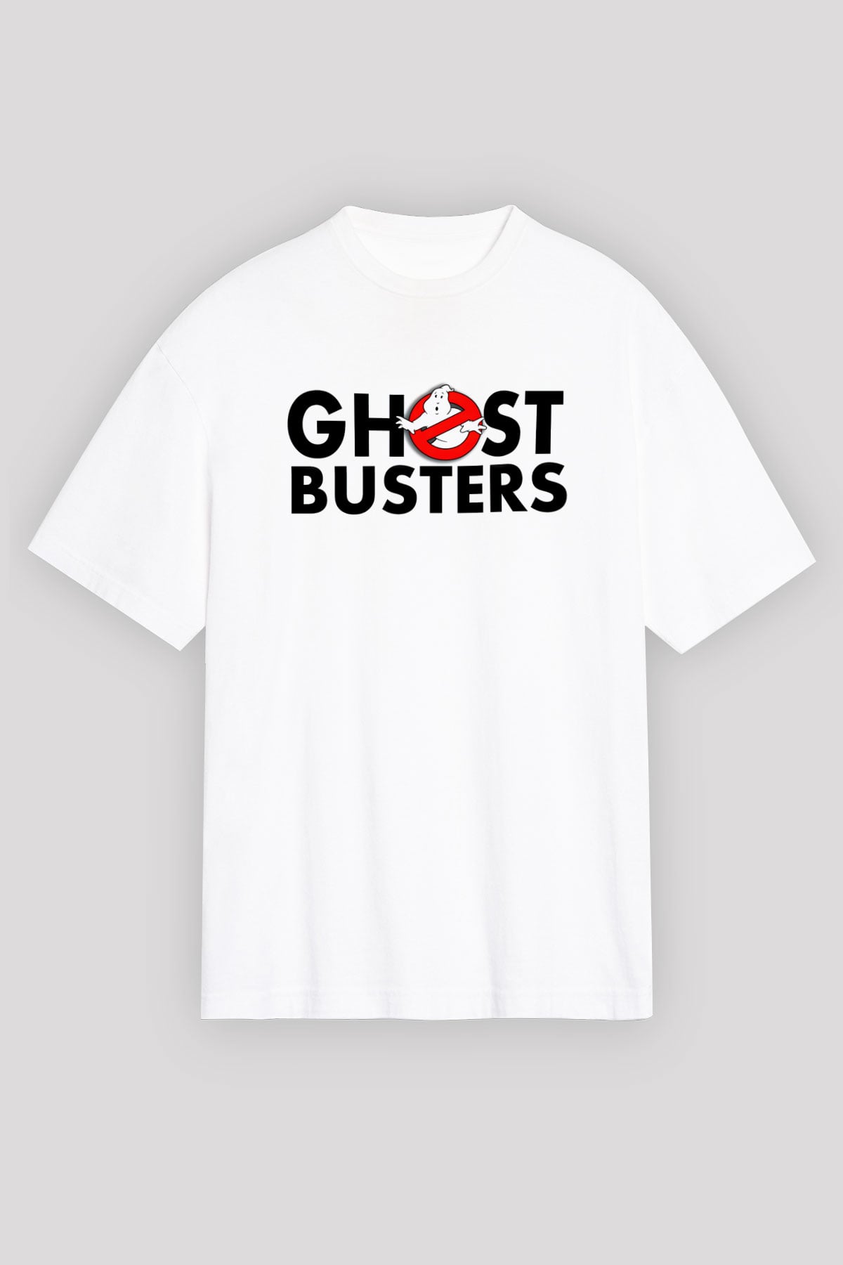 Ghostbusters Hayalet Avcıları Beyaz Unisex Oversize Tişört T-Shirt
