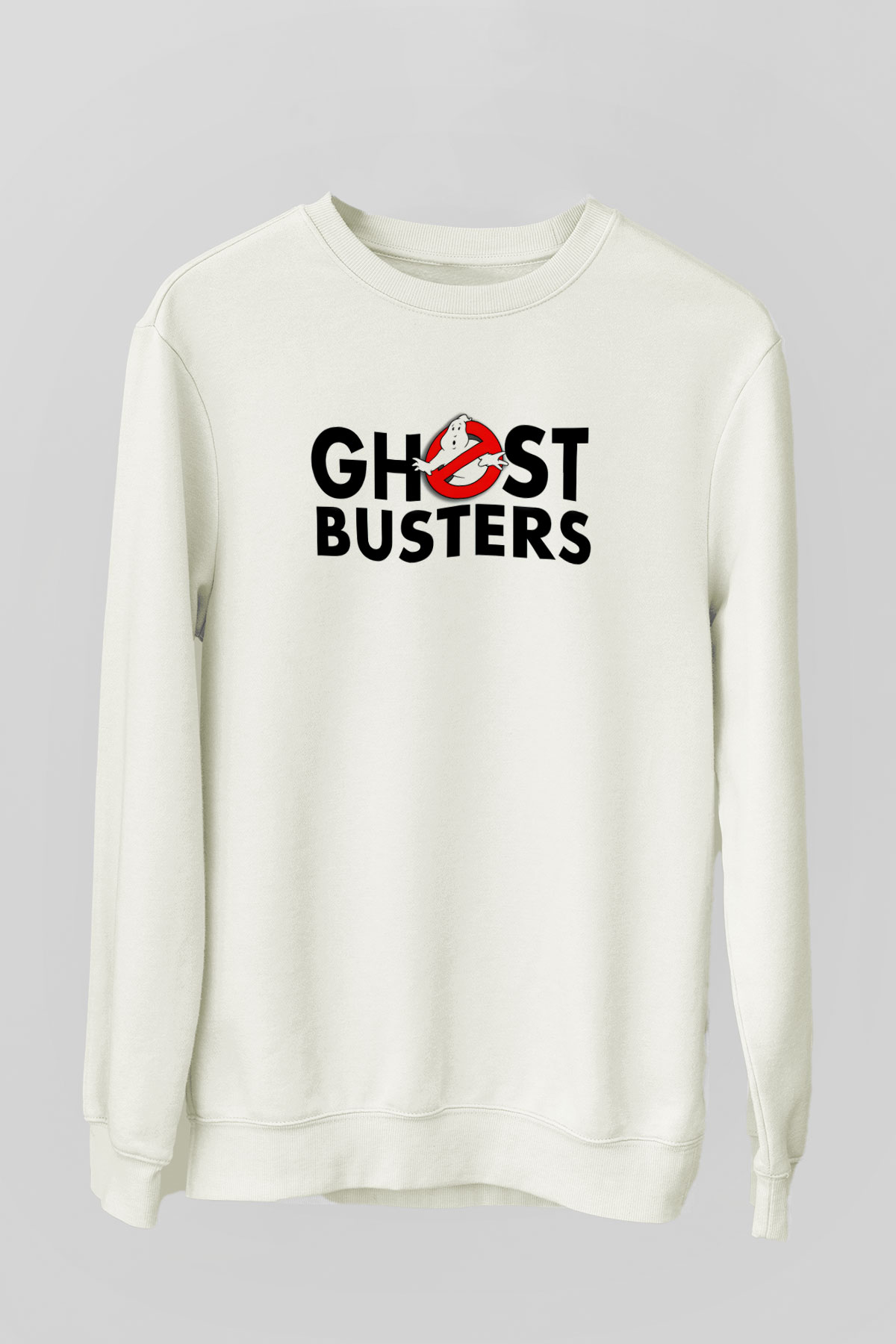 Ghostbusters Hayalet Avcıları Beyaz Unisex Sweatshirt