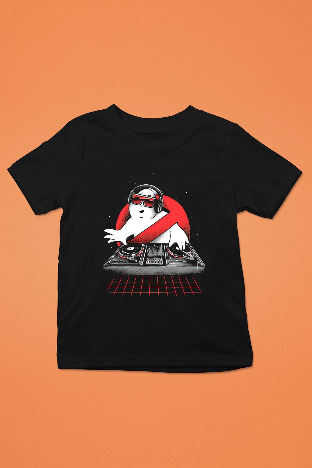 Ghostbusters Hayalet Avcıları Siyah Unisex Çocuk Tişört