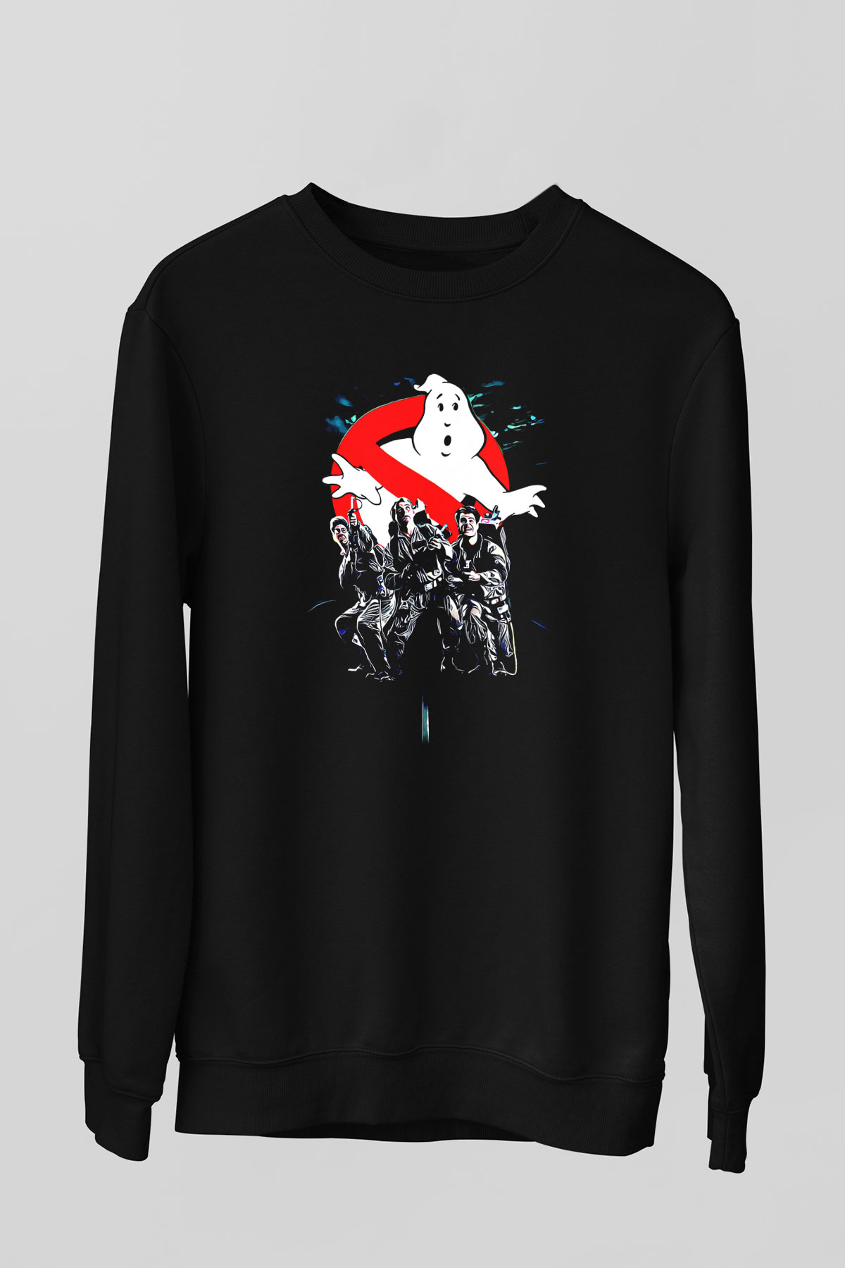 Ghostbusters Hayalet Avcıları Siyah Unisex Sweatshirt
