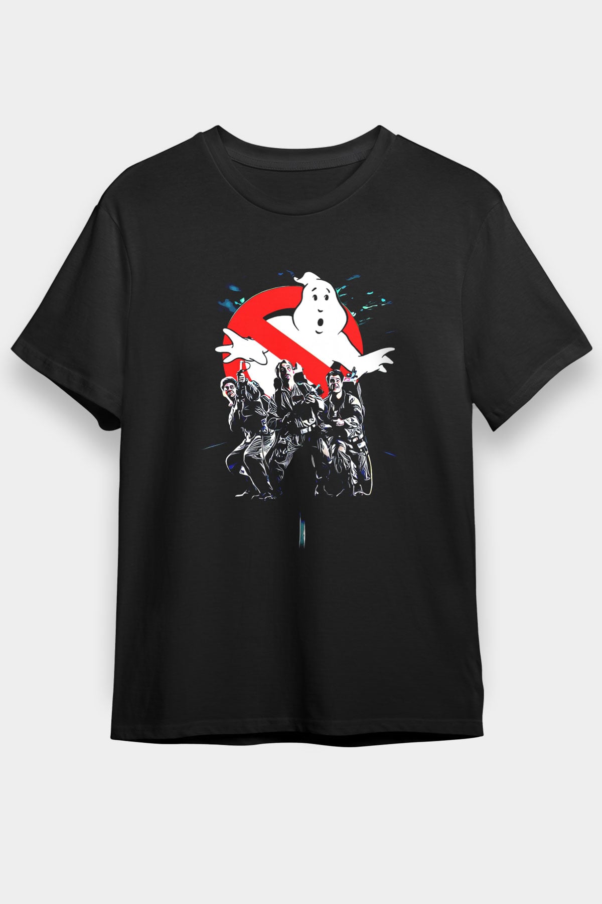 Ghostbusters Hayalet Avcıları Siyah Unisex Tişört T-Shirt