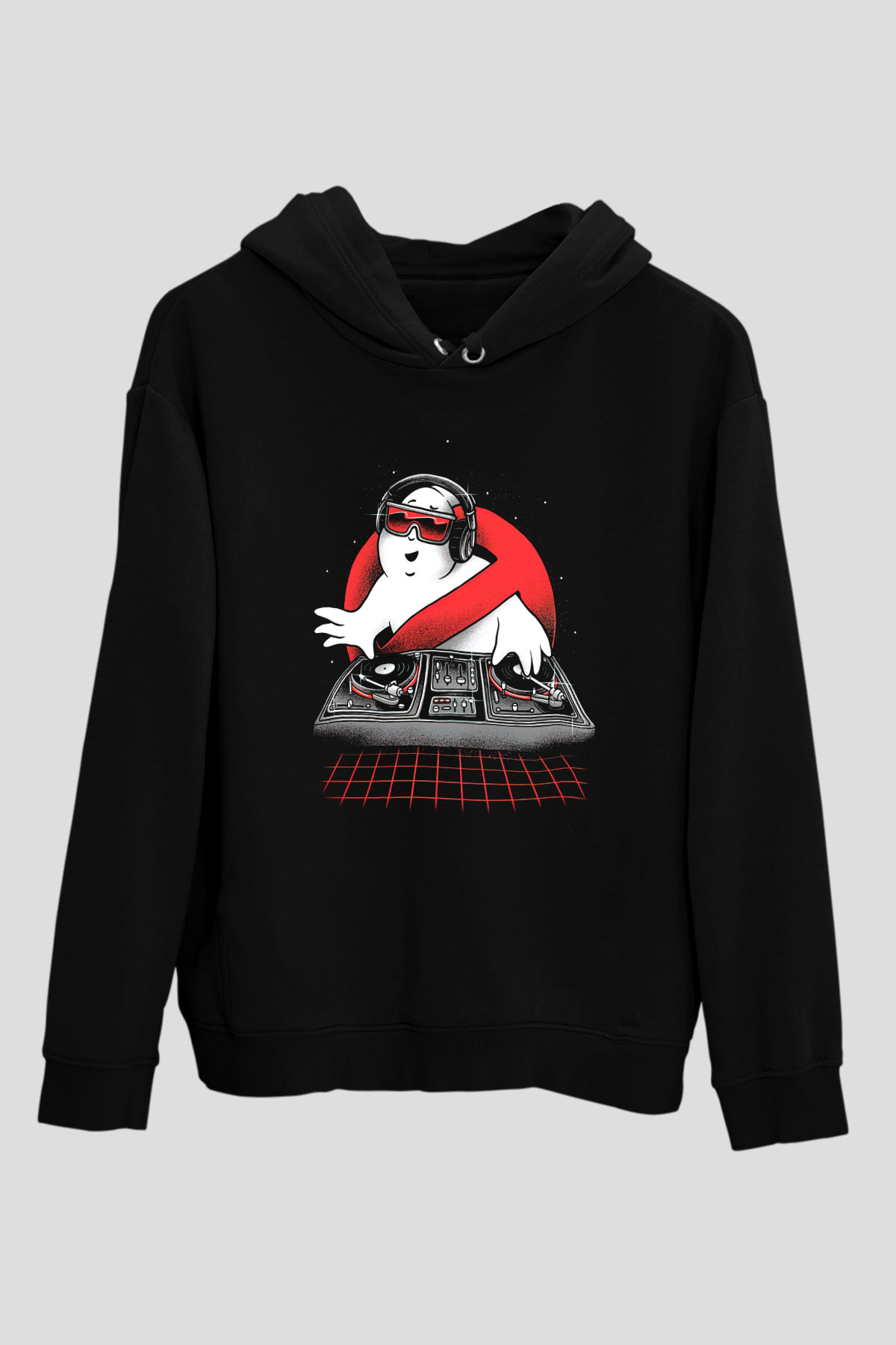 Ghostbusters Hayalet Avcıları Siyah Unisex Hoodie