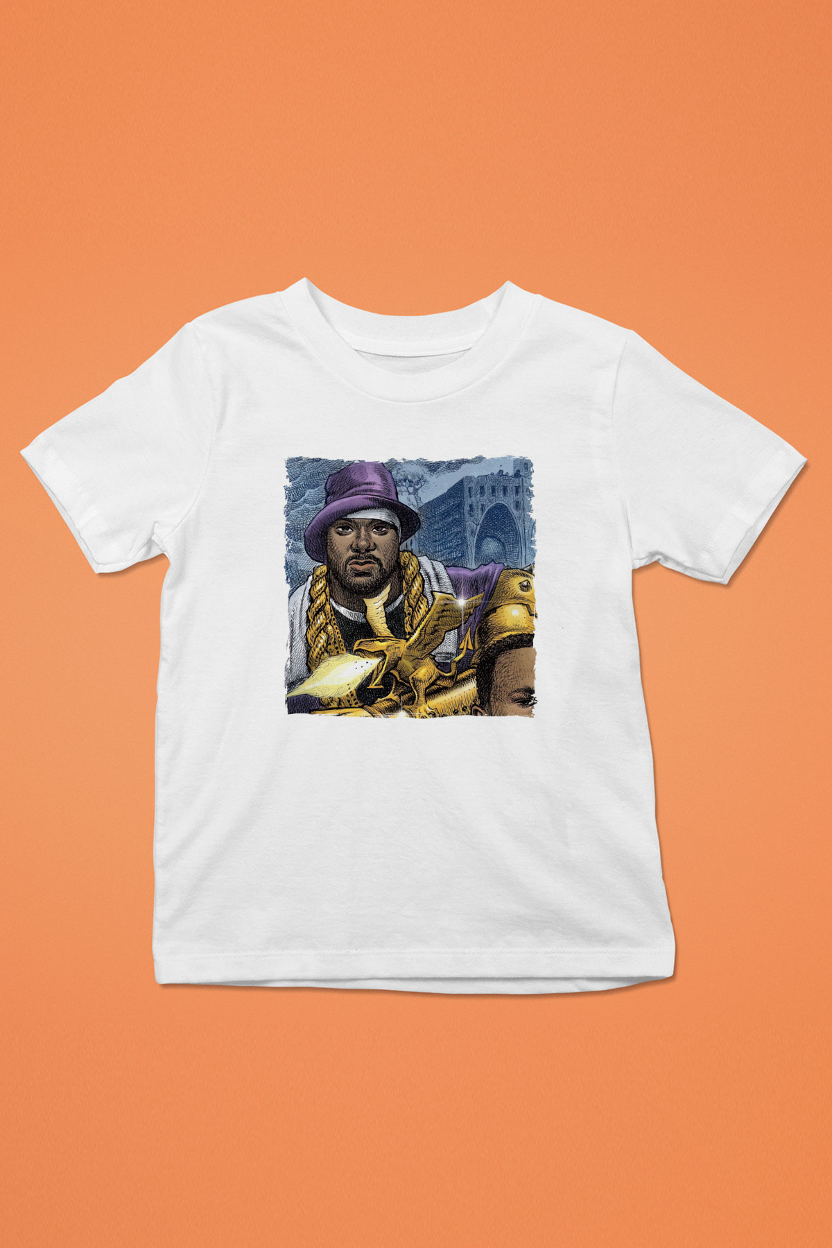 Ghostface Killah Beyaz Unisex Çocuk Tişört