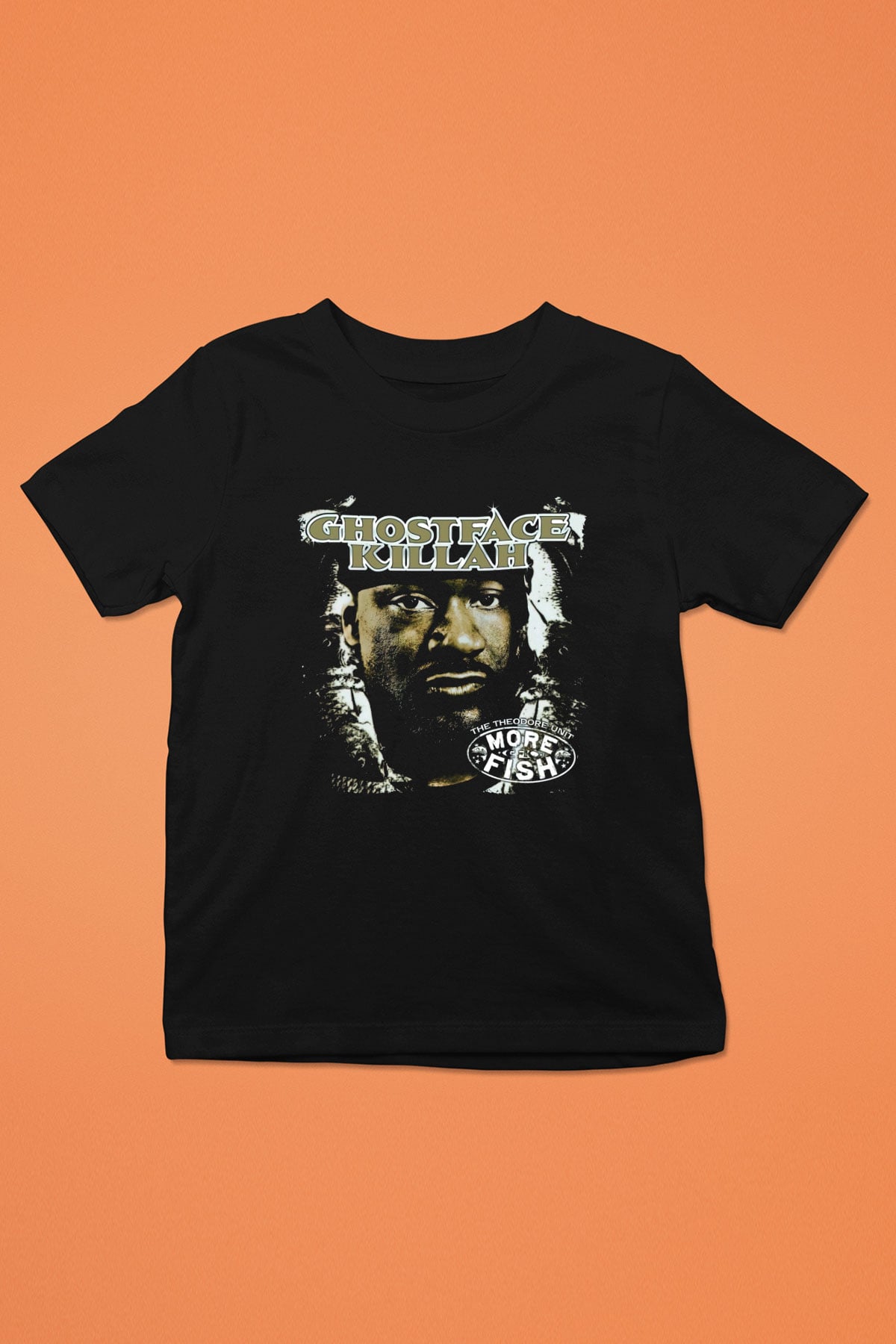 Ghostface Killah Siyah Unisex Çocuk Tişört