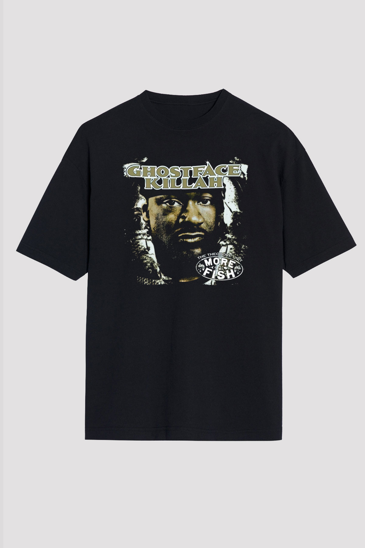 Ghostface Killah Siyah Unisex Tişört T-Shirt - TişörtFabrikası