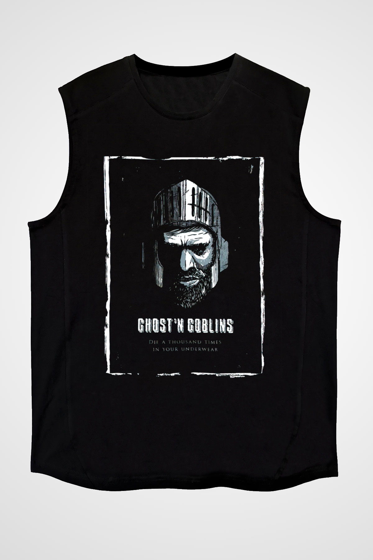 Ghosts 'n Goblins Siyah Unisex Kolsuz Tişört
