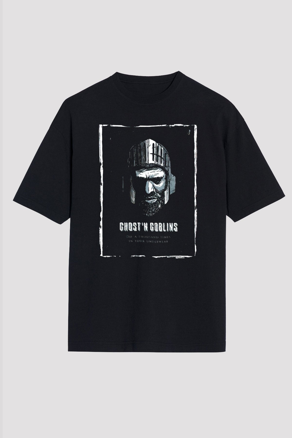 Ghosts 'n Goblins Siyah Unisex Tişört T-Shirt
