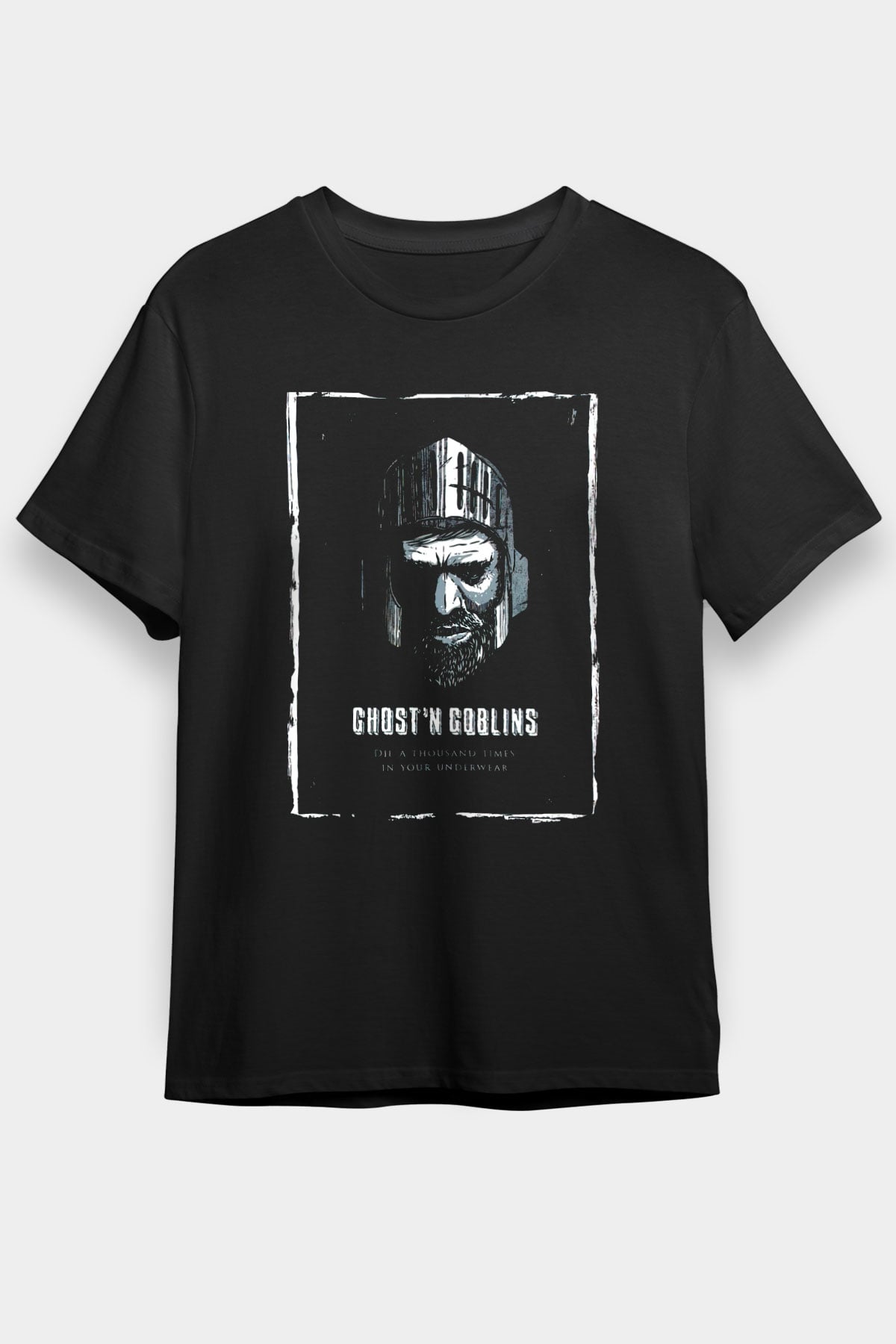 Ghosts 'n Goblins Siyah Unisex Tişört T-Shirt