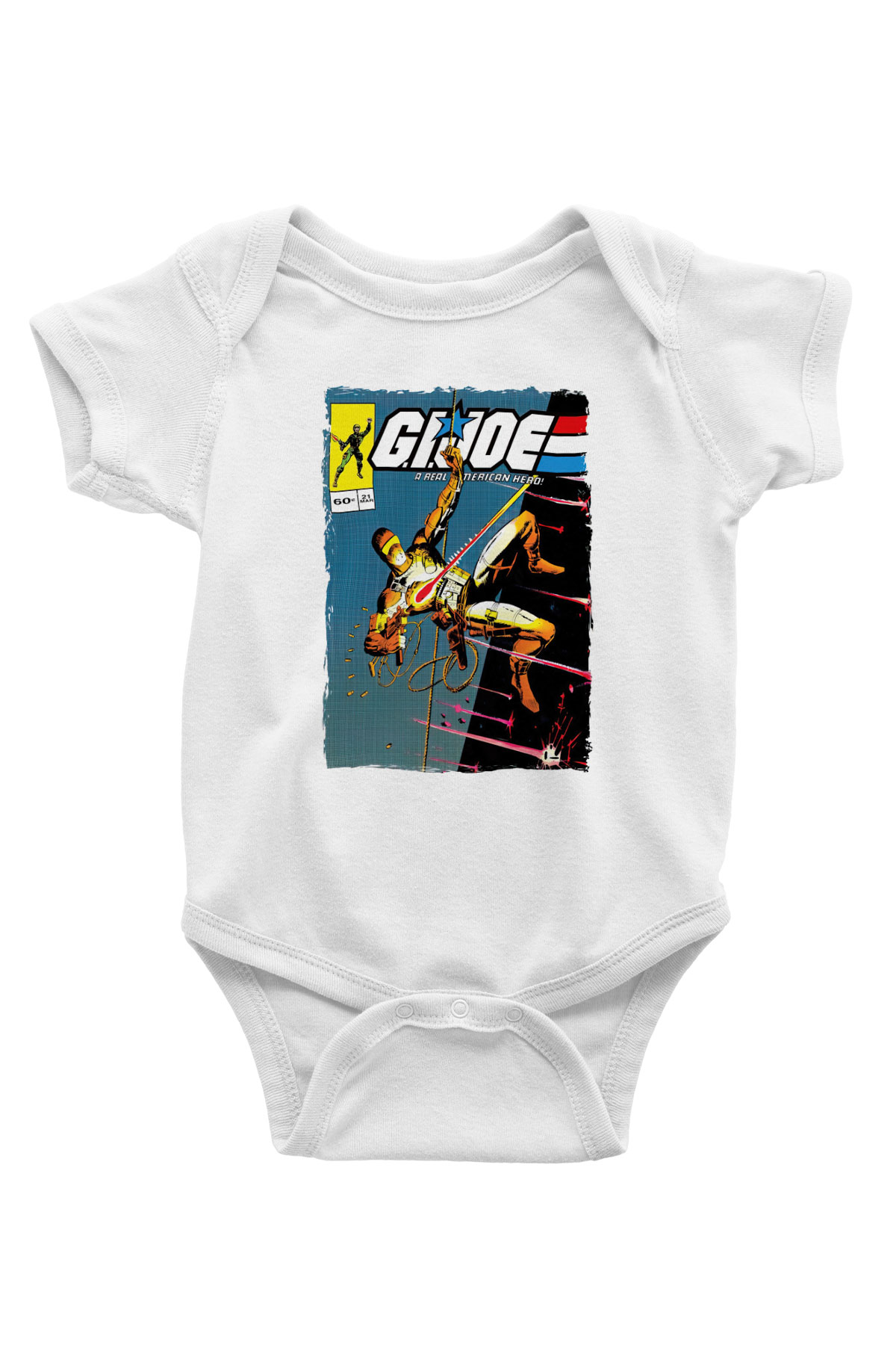 GI JOE Beyaz Bebek Body - Zıbın