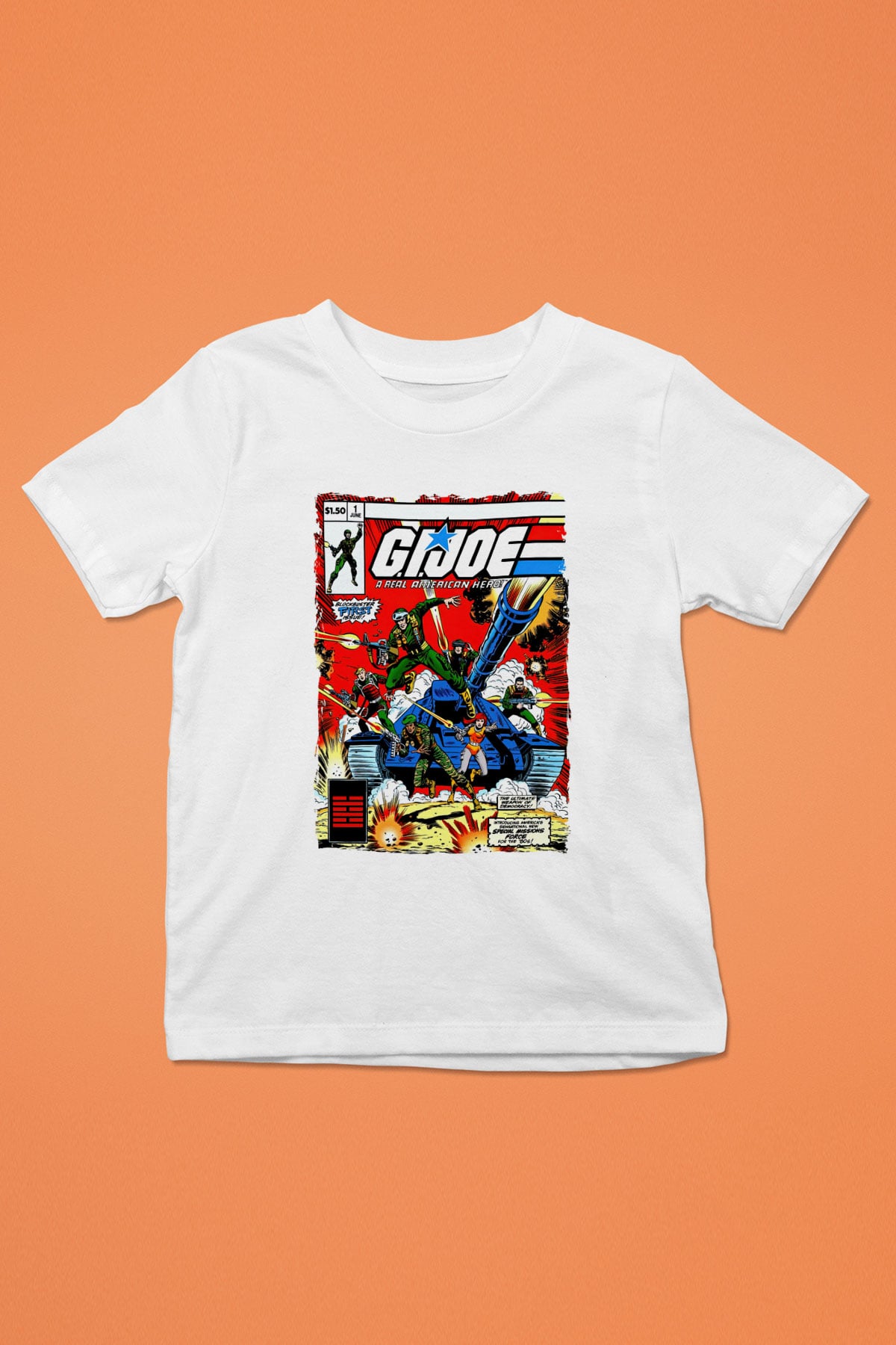 GI JOE Beyaz Unisex  Çocuk Tişört