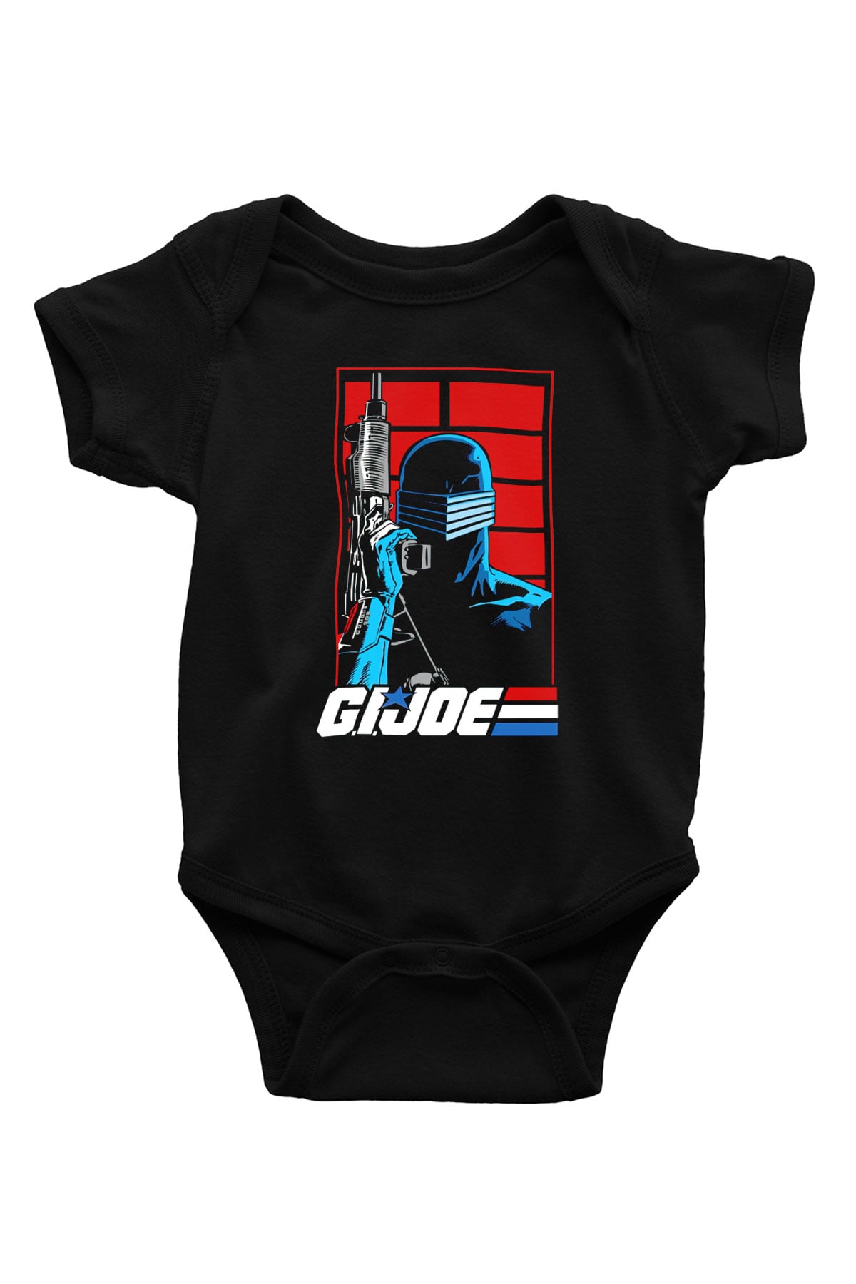 GI JOE Siyah Bebek Body - Zıbın