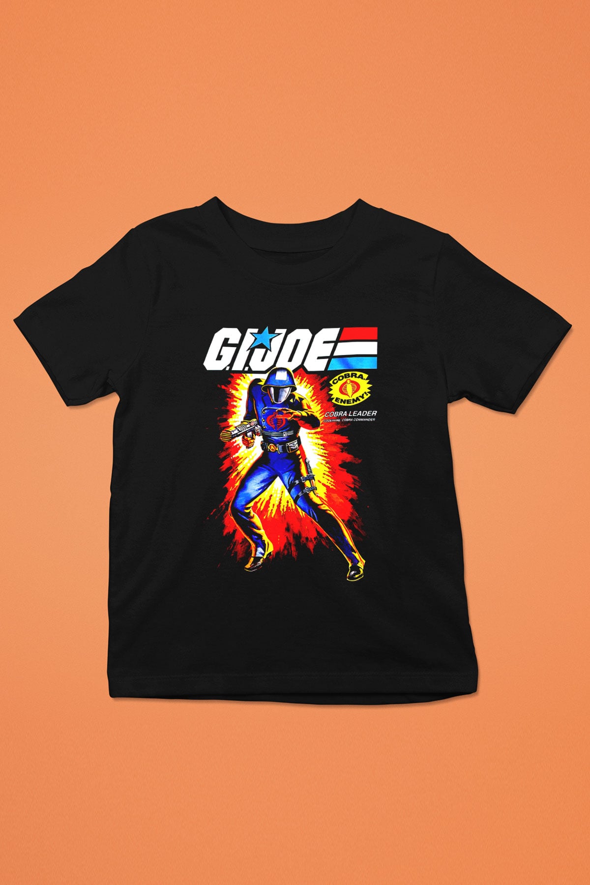 GI JOE Siyah Unisex  Çocuk Tişört