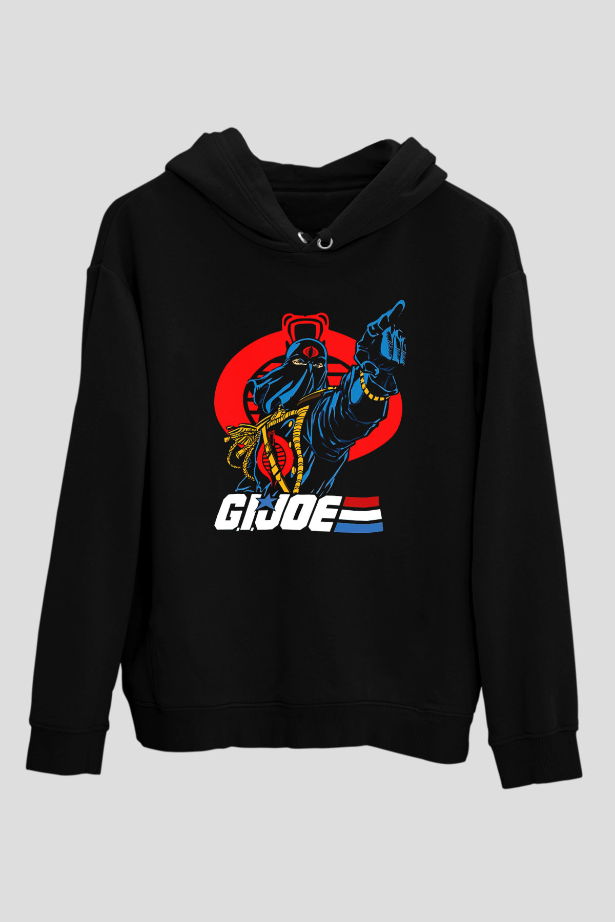 GI JOE Siyah Unisex Hoodie