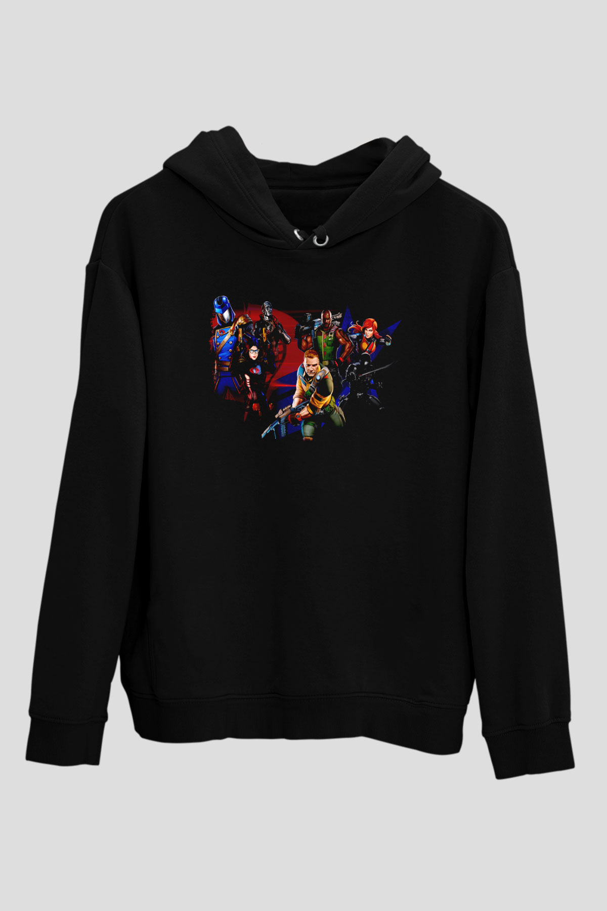 GI JOE Siyah Unisex Hoodie