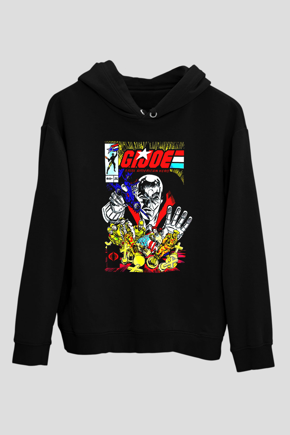 GI JOE Siyah Unisex Hoodie