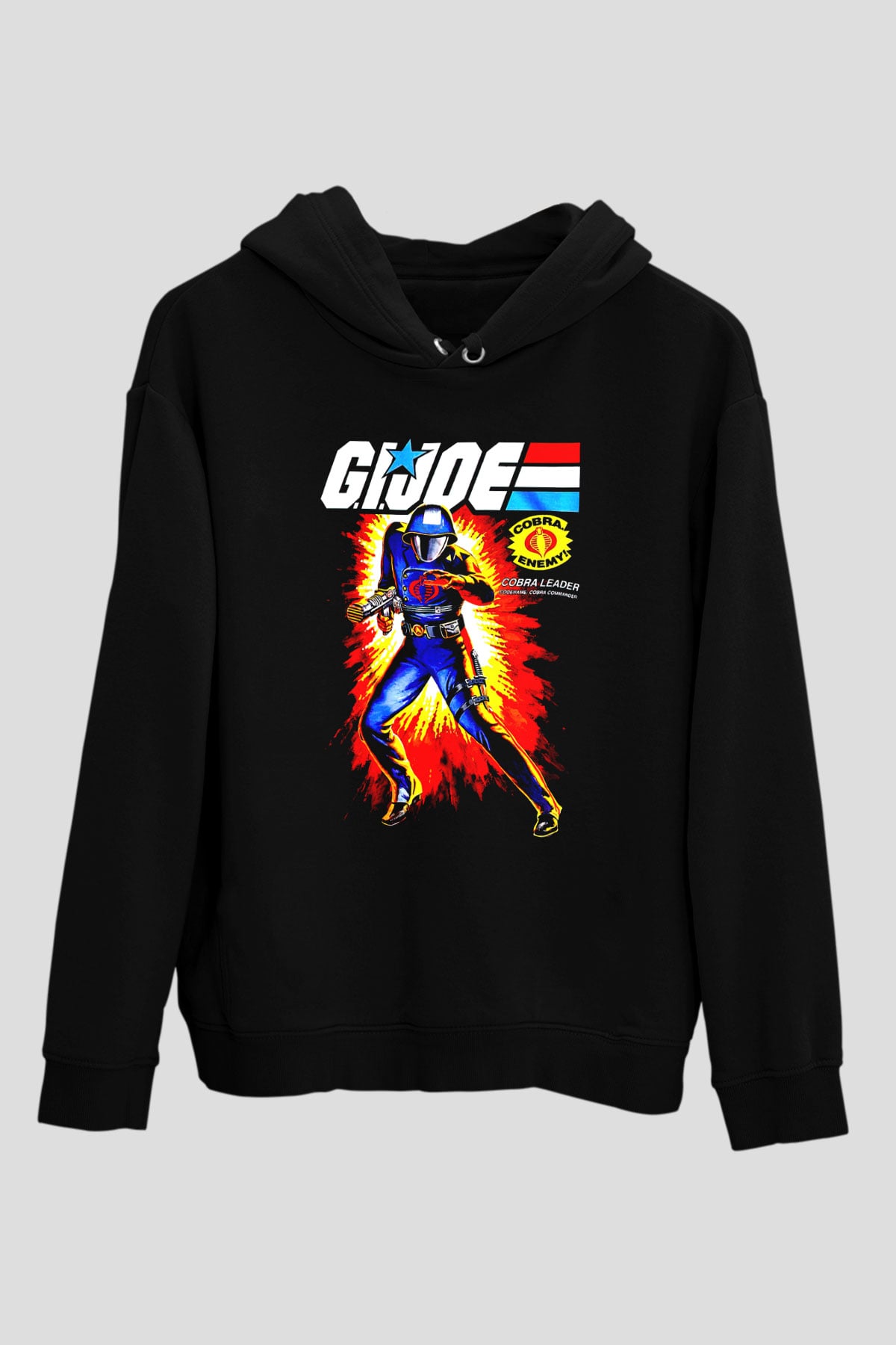 GI JOE Siyah Unisex Hoodie