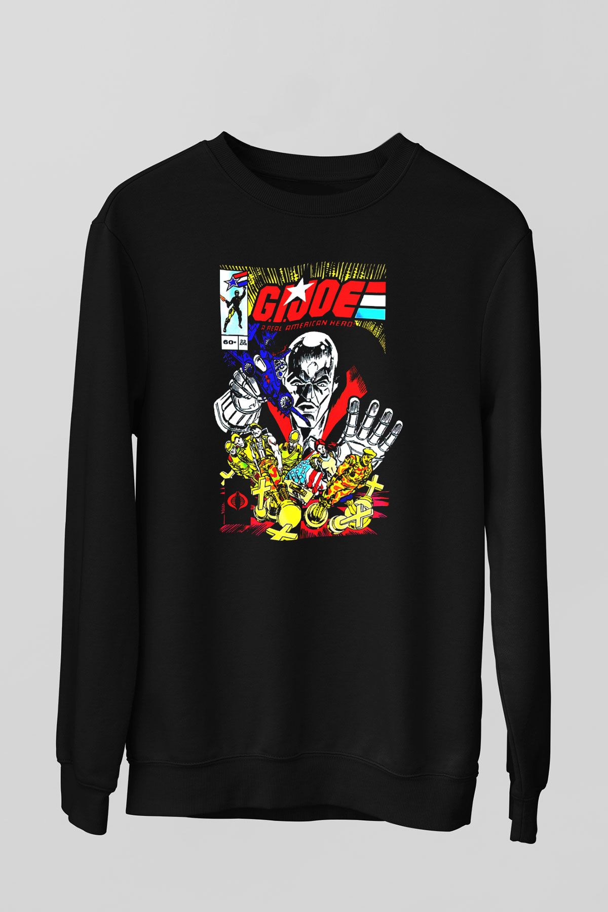 GI JOE Siyah Unisex  Sweatshirt