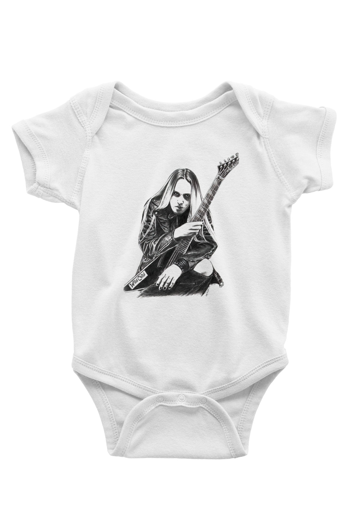 Gitarist Beyaz Bebek Body - Zıbın