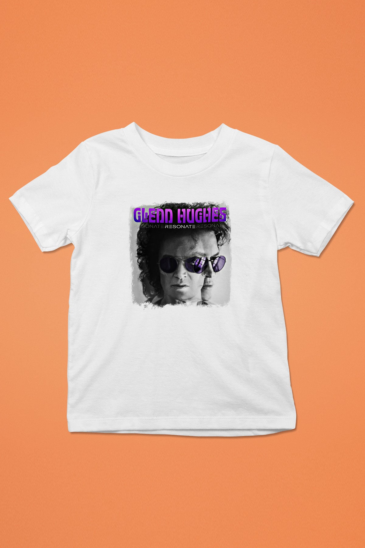 Glenn Hughes Baskılı Unisex Beyaz Çocuk Tişört