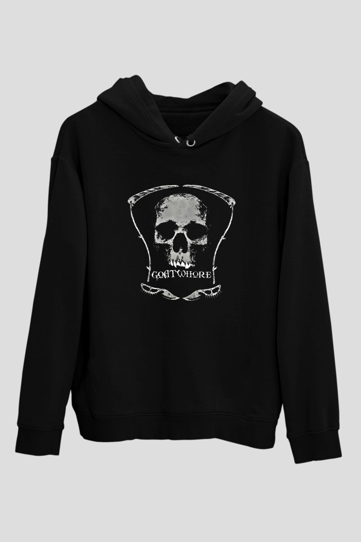 Goatwhore Baskılı Unisex Siyah Hoodie