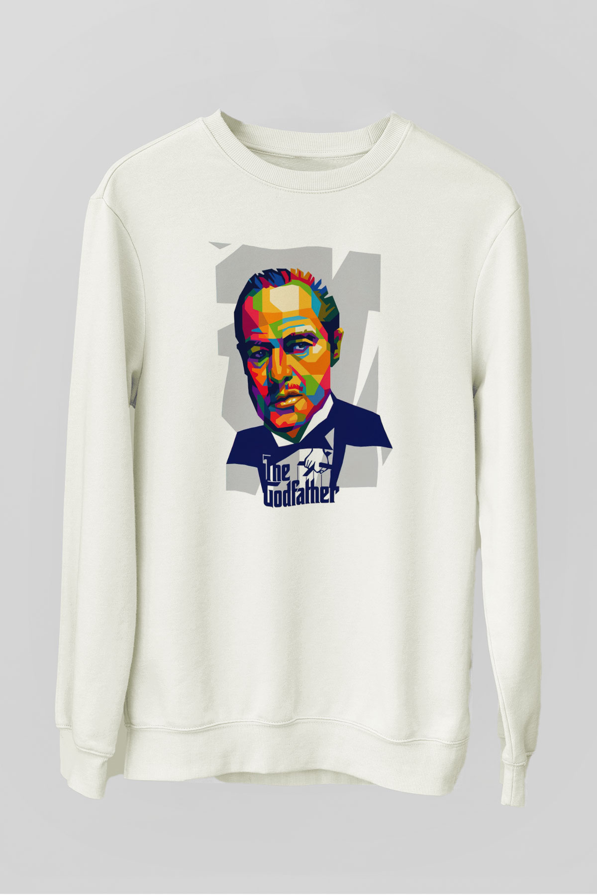 Godfather Beyaz Unisex Sweatshirt