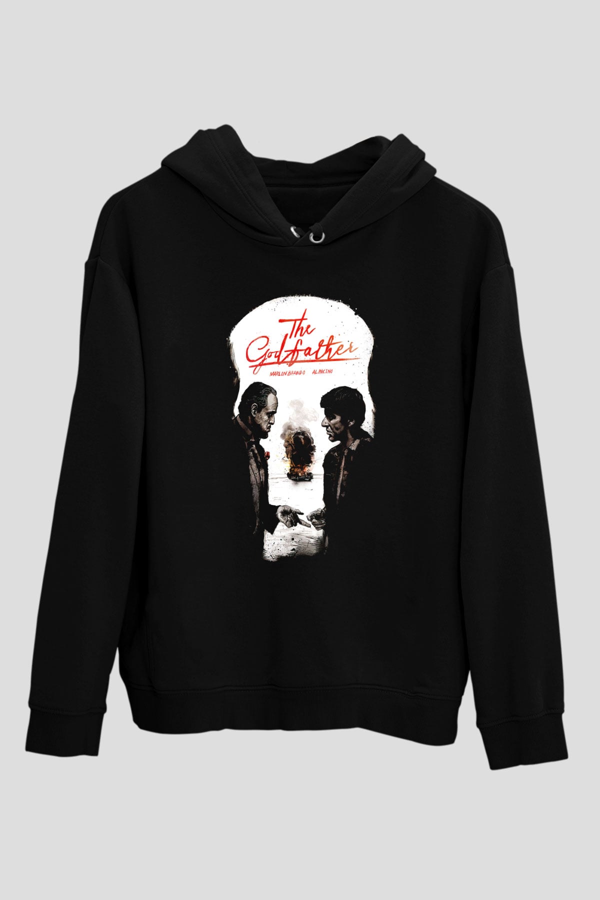 Godfather Siyah Unisex Hoodie