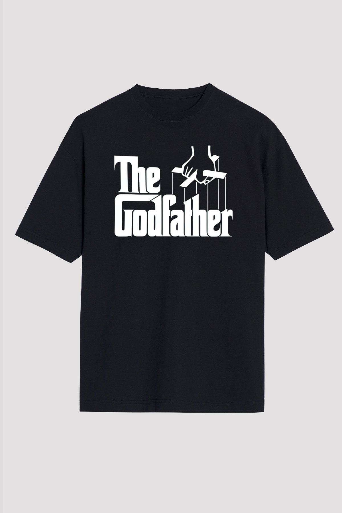 Godfather Siyah Unisex Oversize Tişört T-Shirt