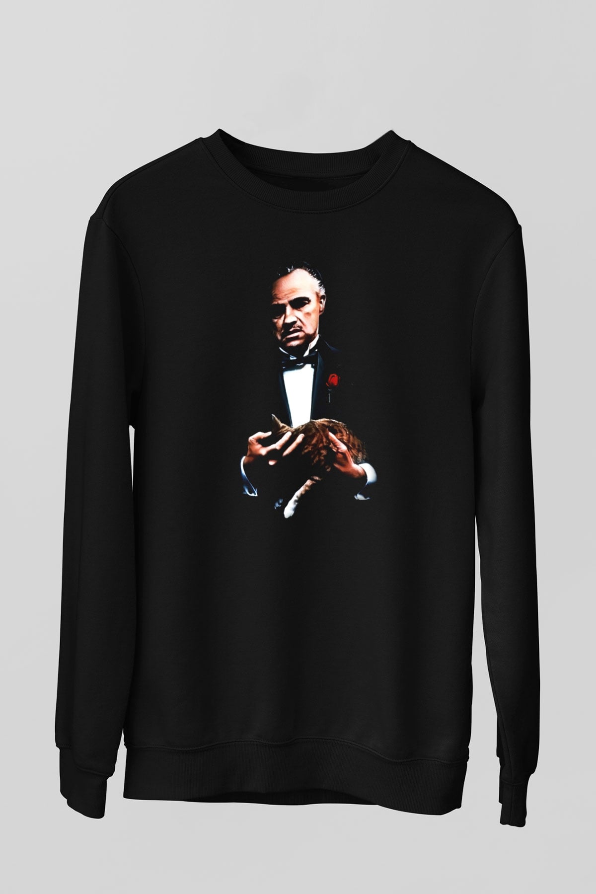Godfather Siyah Unisex Sweatshirt