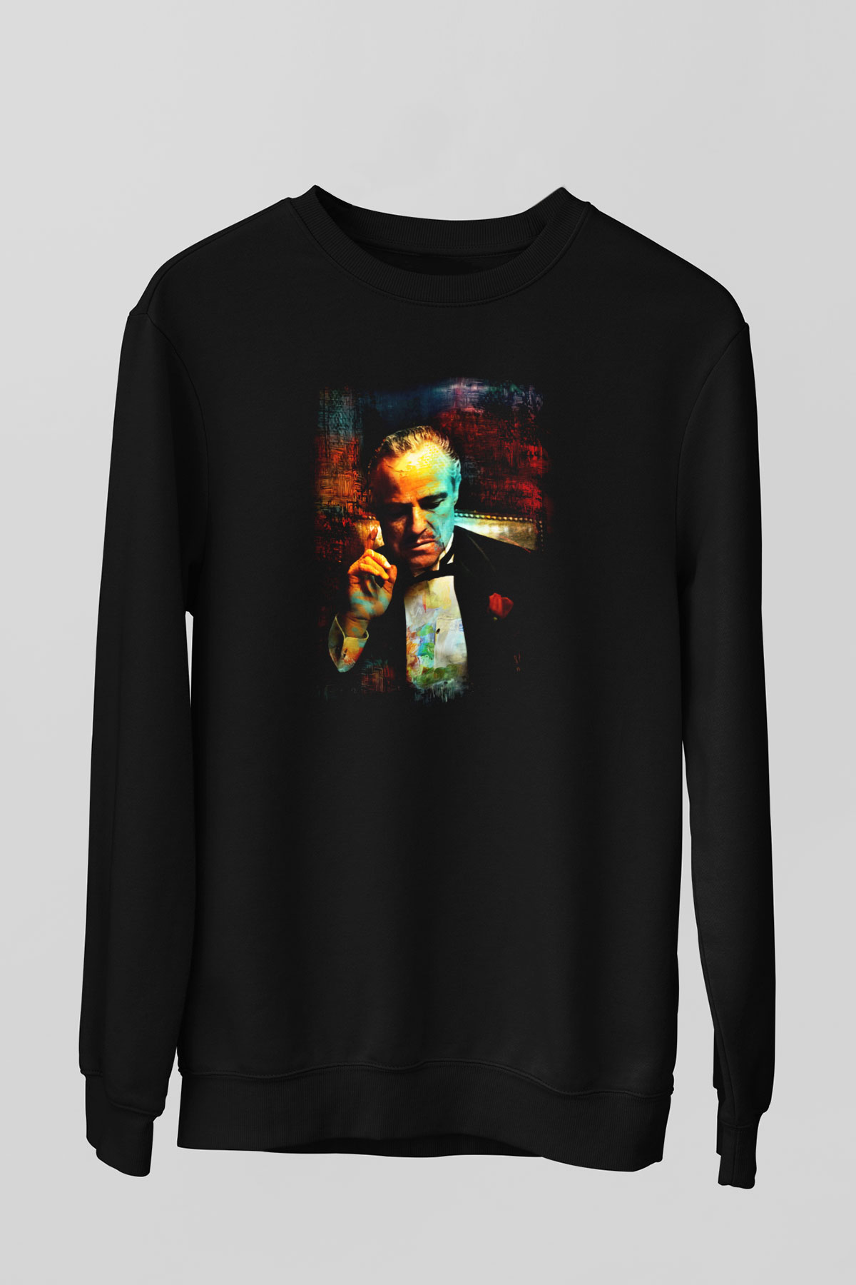 Godfather Siyah Unisex Sweatshirt