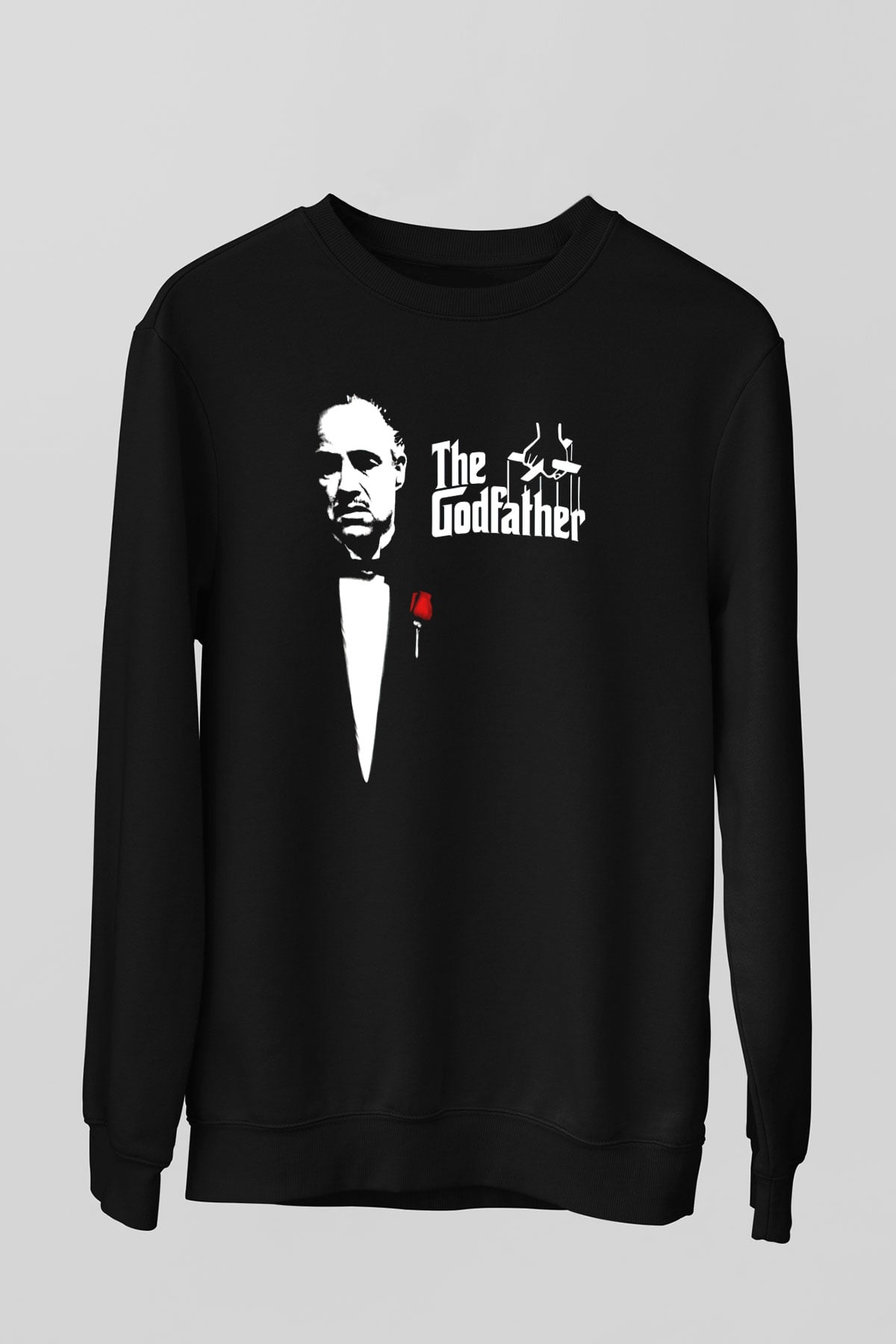 Godfather Siyah Unisex Sweatshirt