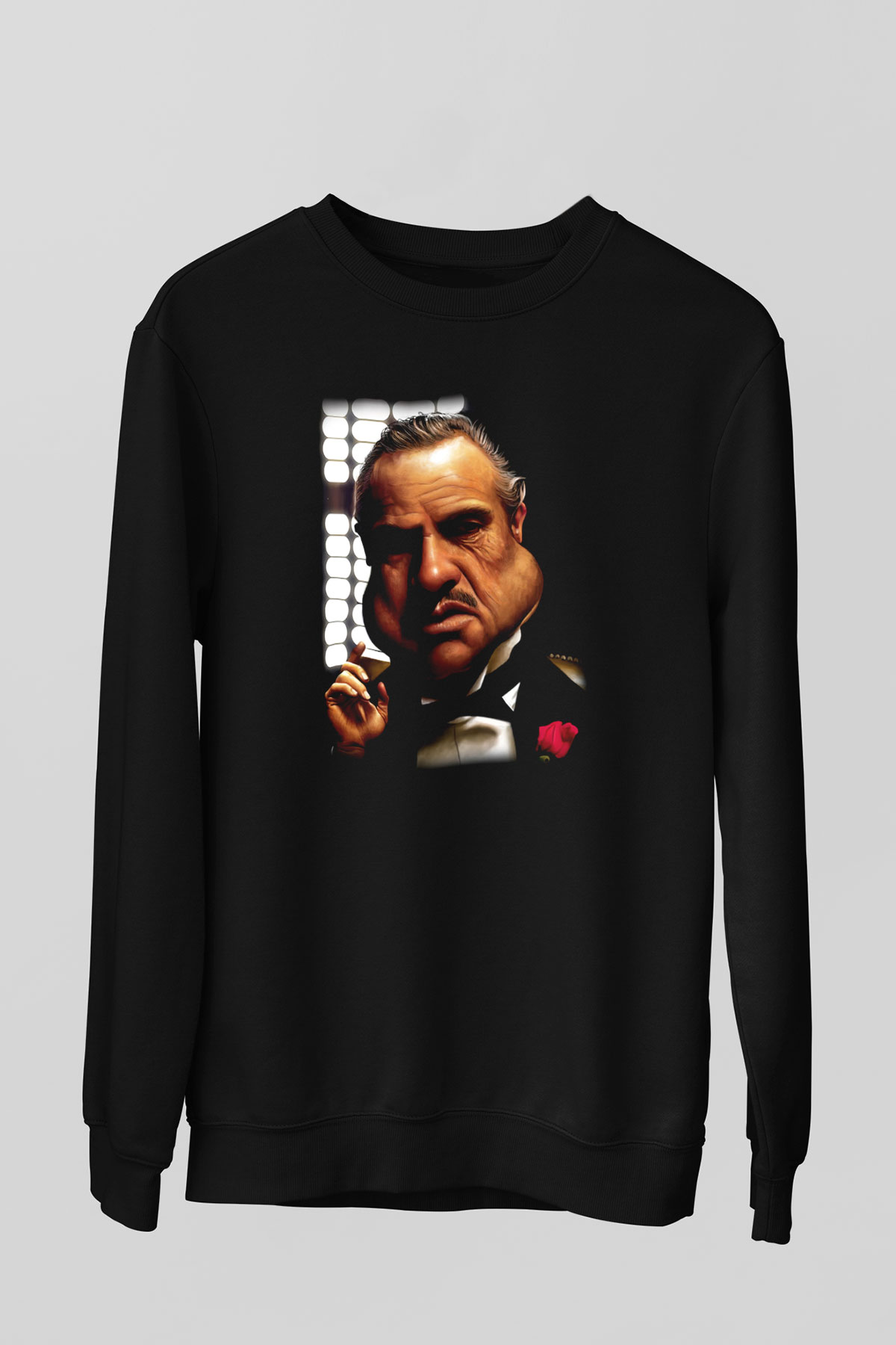 Godfather Siyah Unisex Sweatshirt