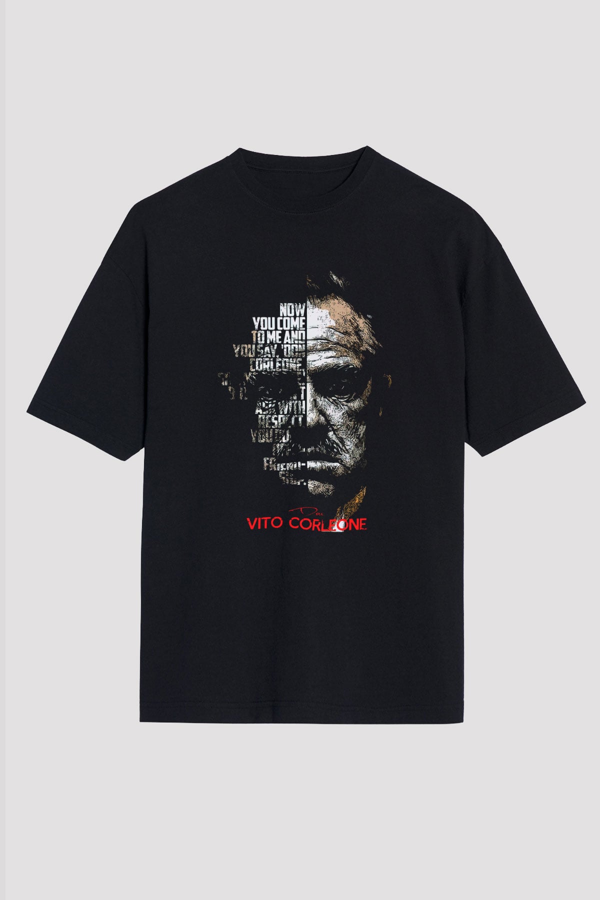 Godfather Siyah Unisex Tişört T-Shirt