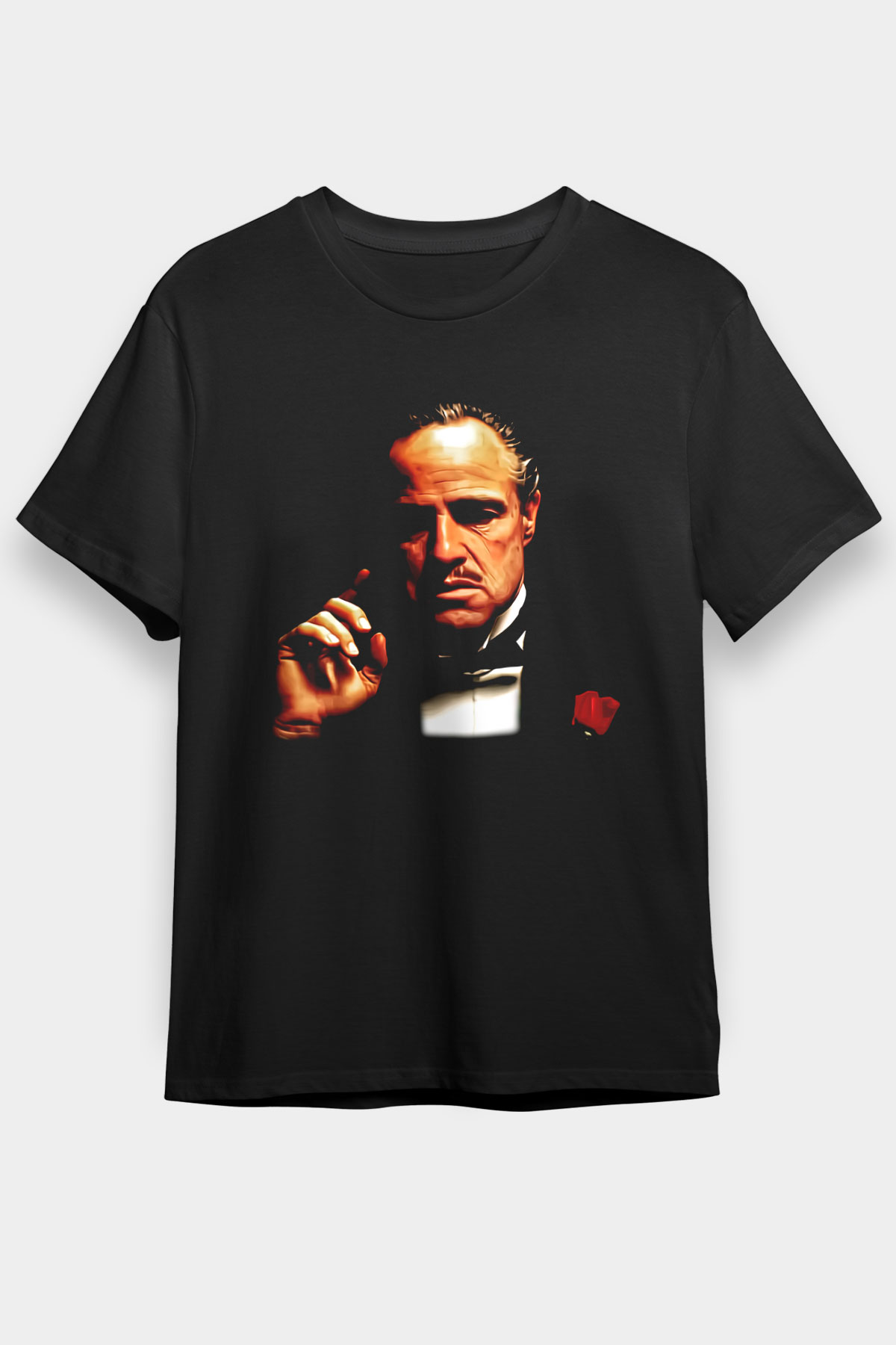 Godfather Siyah Unisex Graphic Tee - STREETWEAR