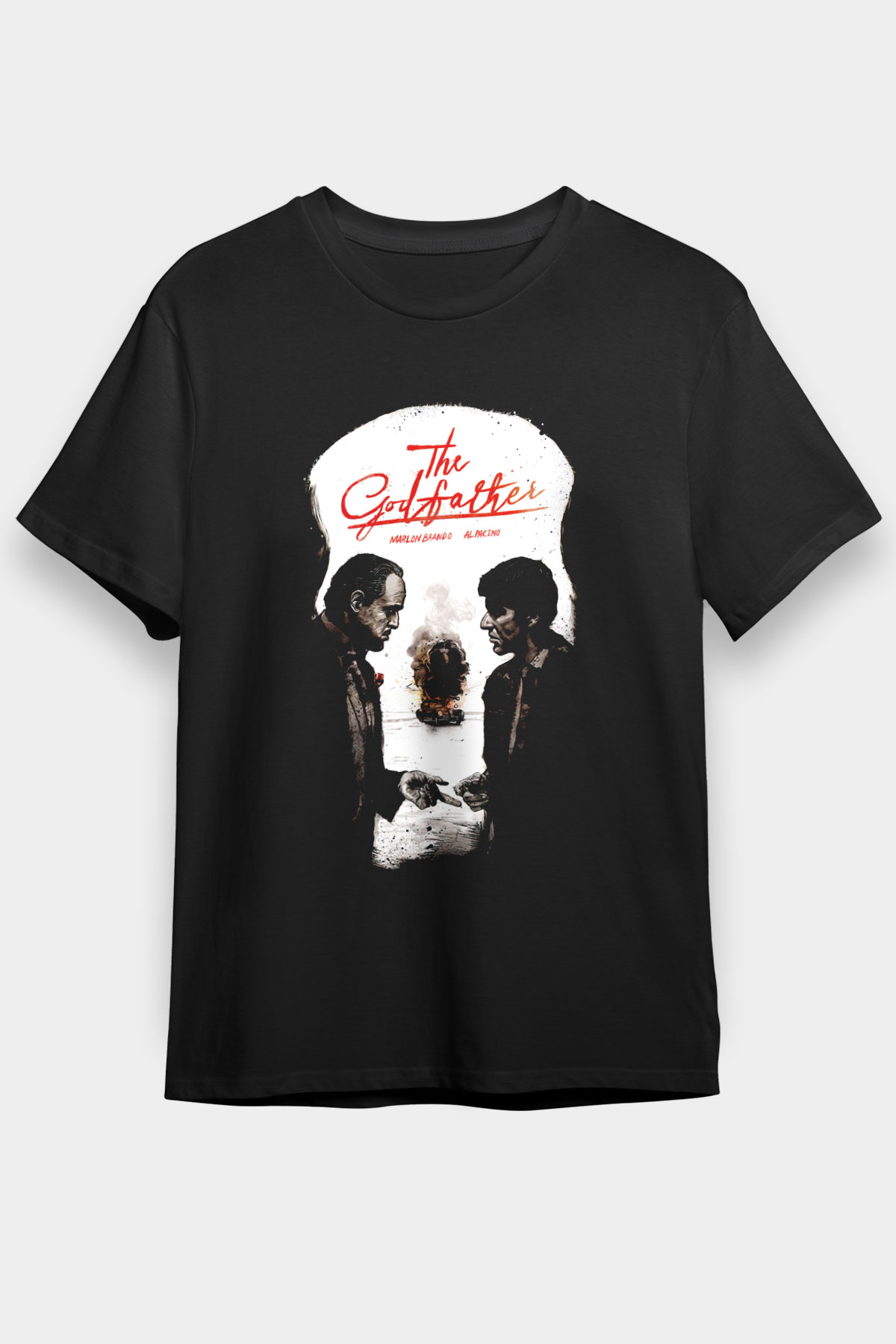 Godfather Siyah Unisex Graphic Tee - STREETWEAR