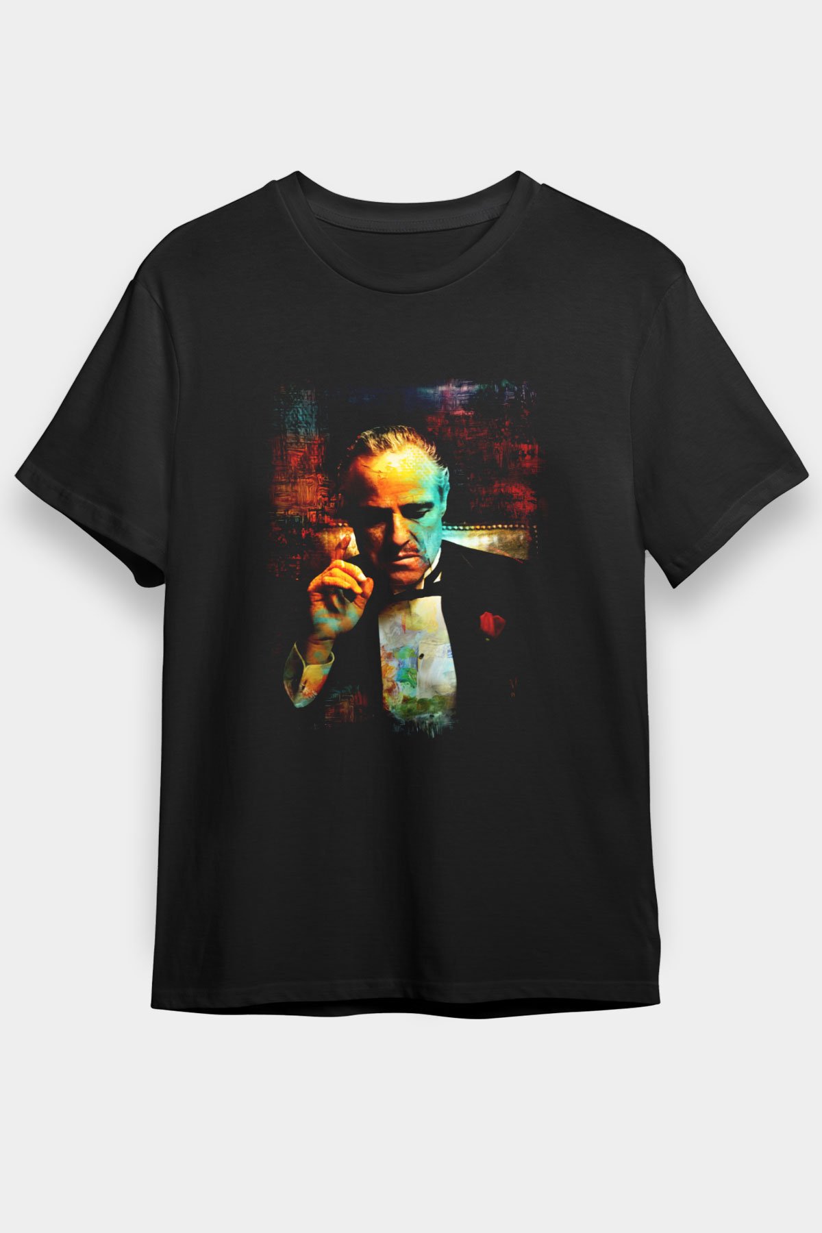 Godfather Siyah Unisex Graphic Tee - STREETWEAR