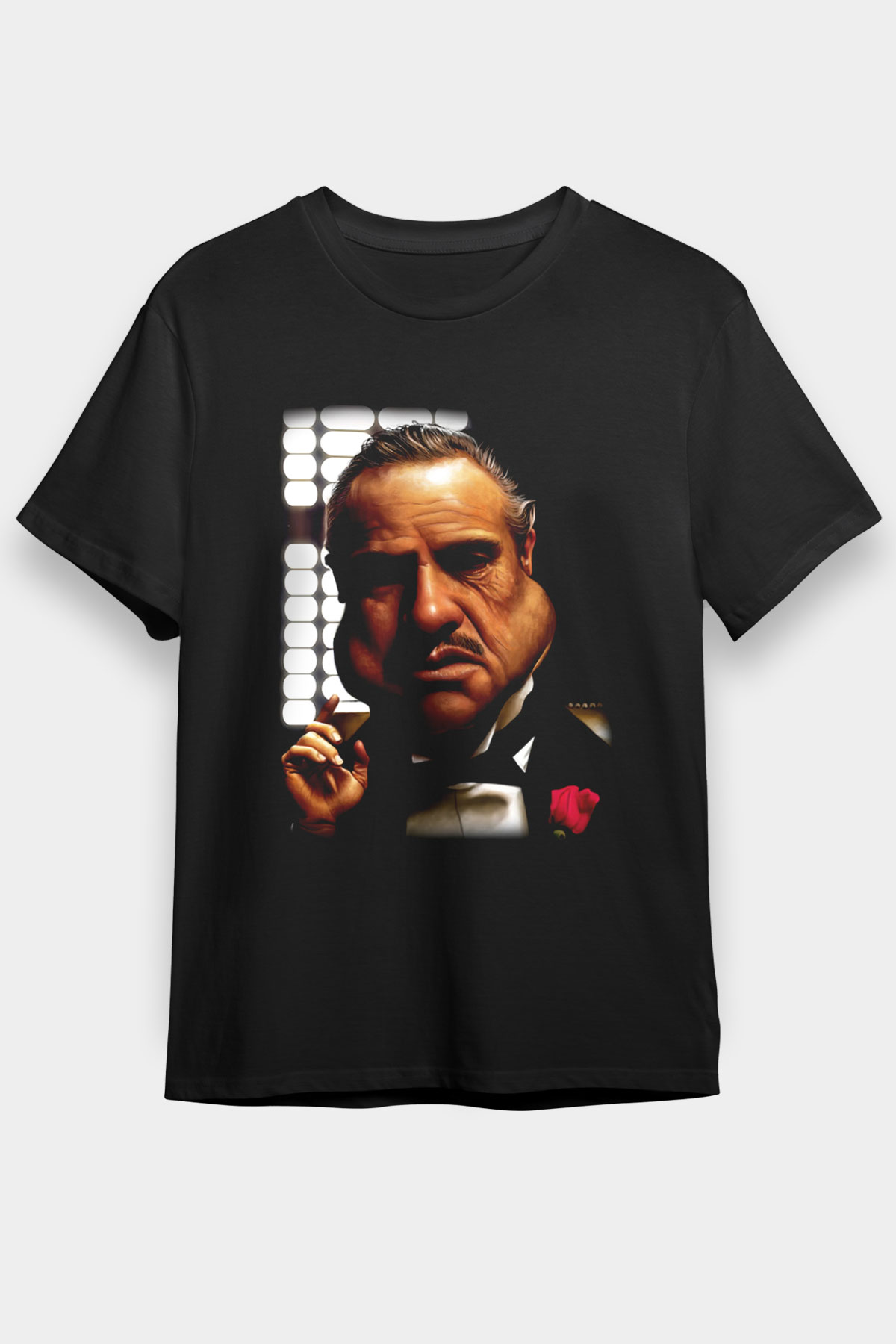 Godfather Siyah Unisex Graphic Tee - STREETWEAR