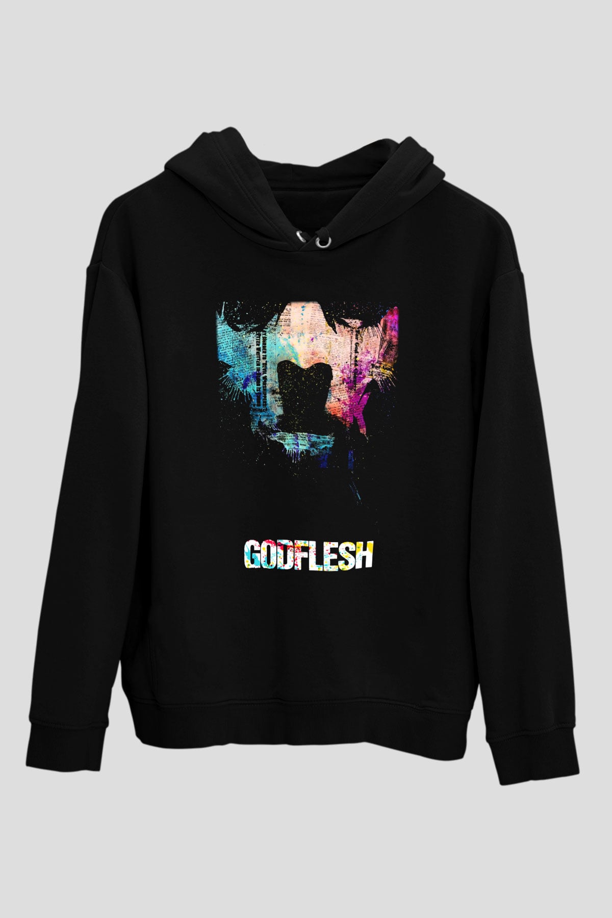 Godflesh Siyah Unisex Hoodie