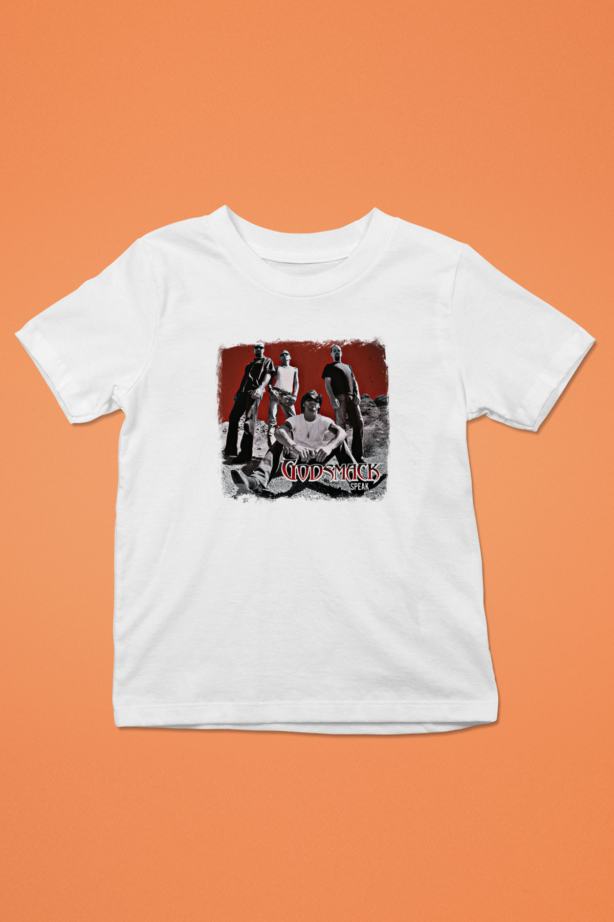 Godsmack Baskılı Unisex Beyaz Çocuk Tişört