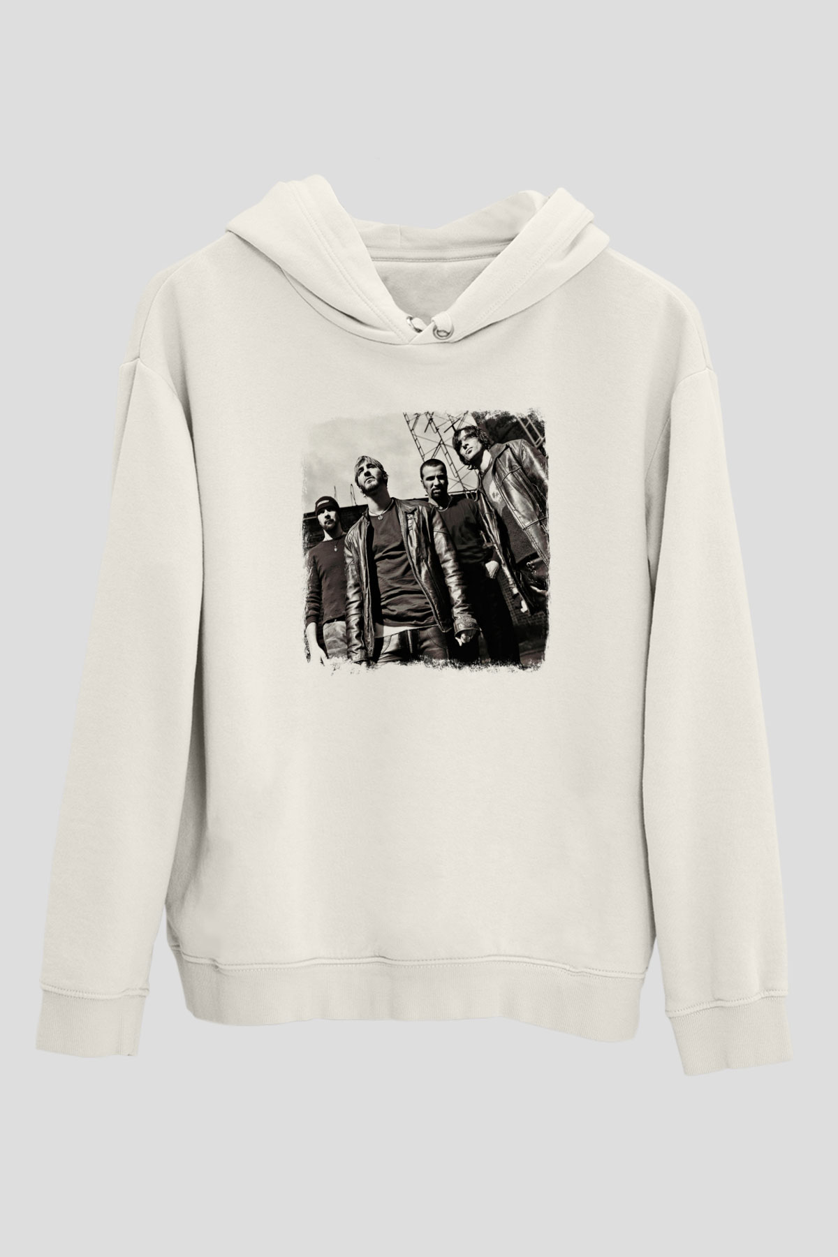 Godsmack Baskılı Unisex Beyaz Hoodie