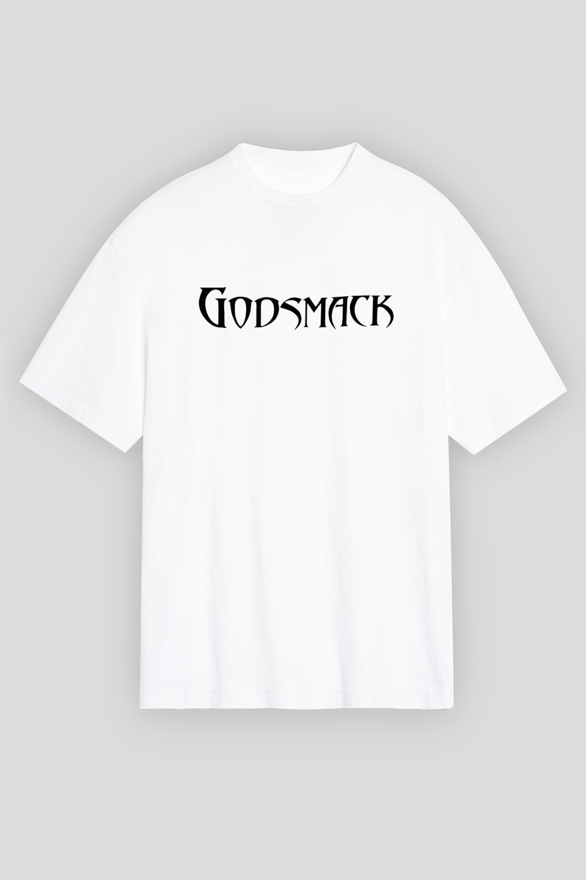 Godsmack Beyaz Unisex Oversize Tişört T-Shirt