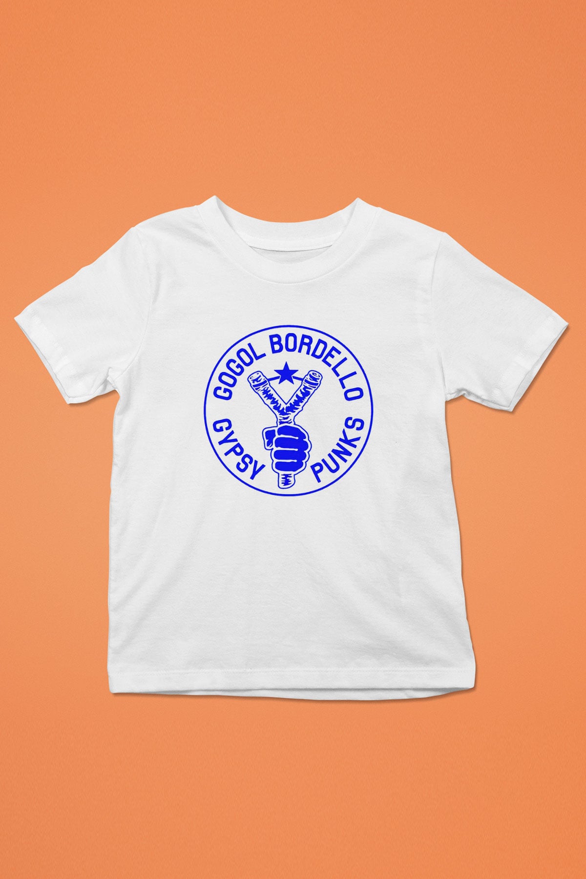Gogol Bordello Baskılı Beyaz Unisex Çocuk Tişört