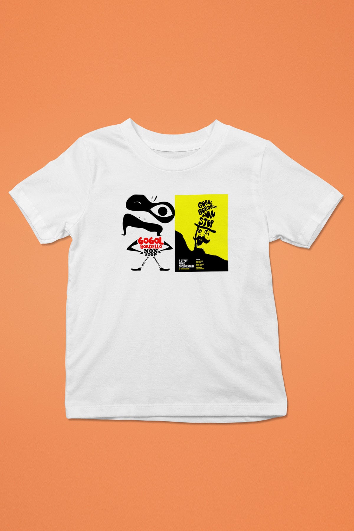 Gogol Bordello Baskılı Beyaz Unisex Çocuk Tişört